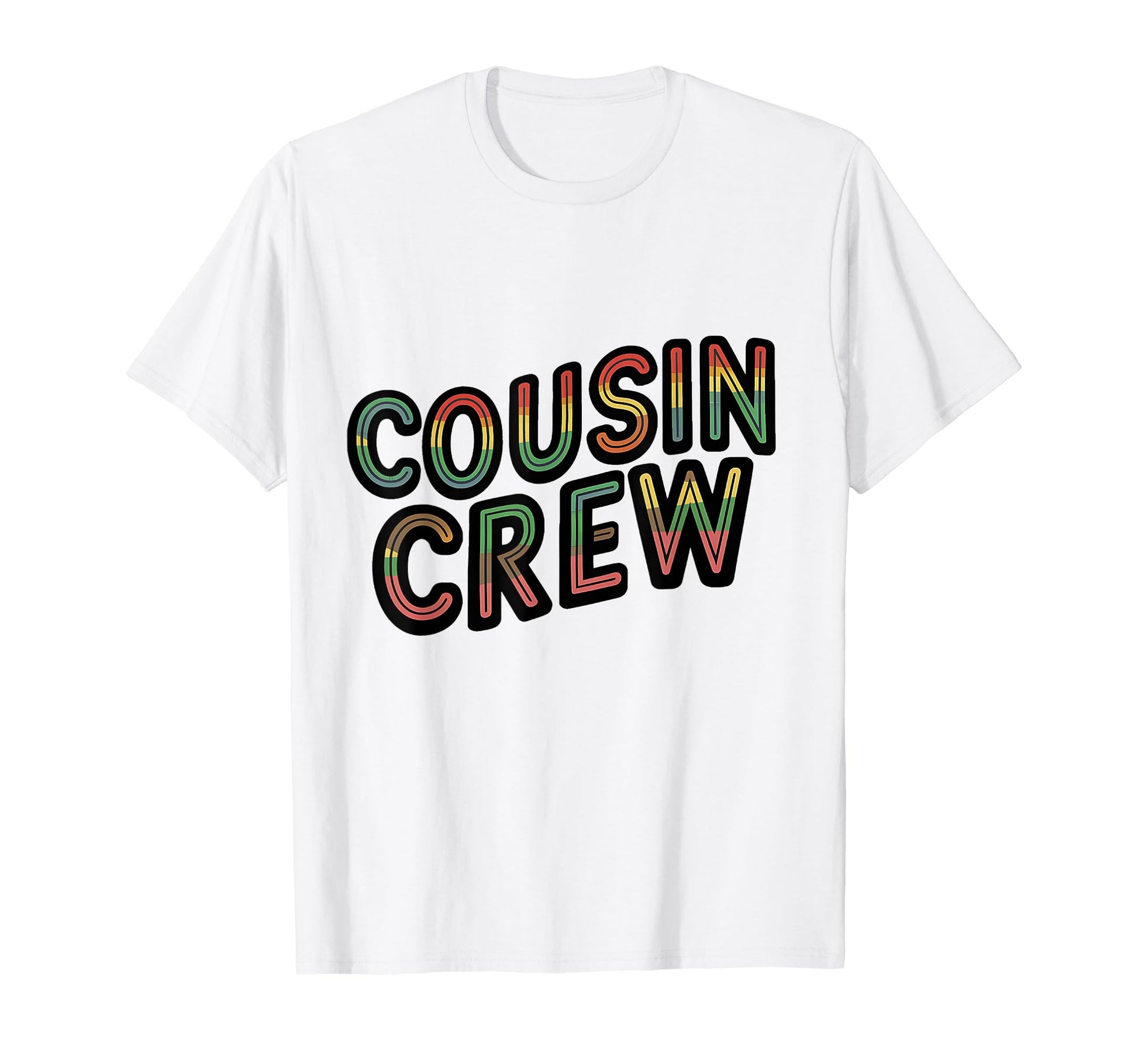 Cousin Crew Rainbow Family Gathering T-Shirt - Aesthetic Graphic for Adults - T-Shirt, Sweatshirt, Hoodie