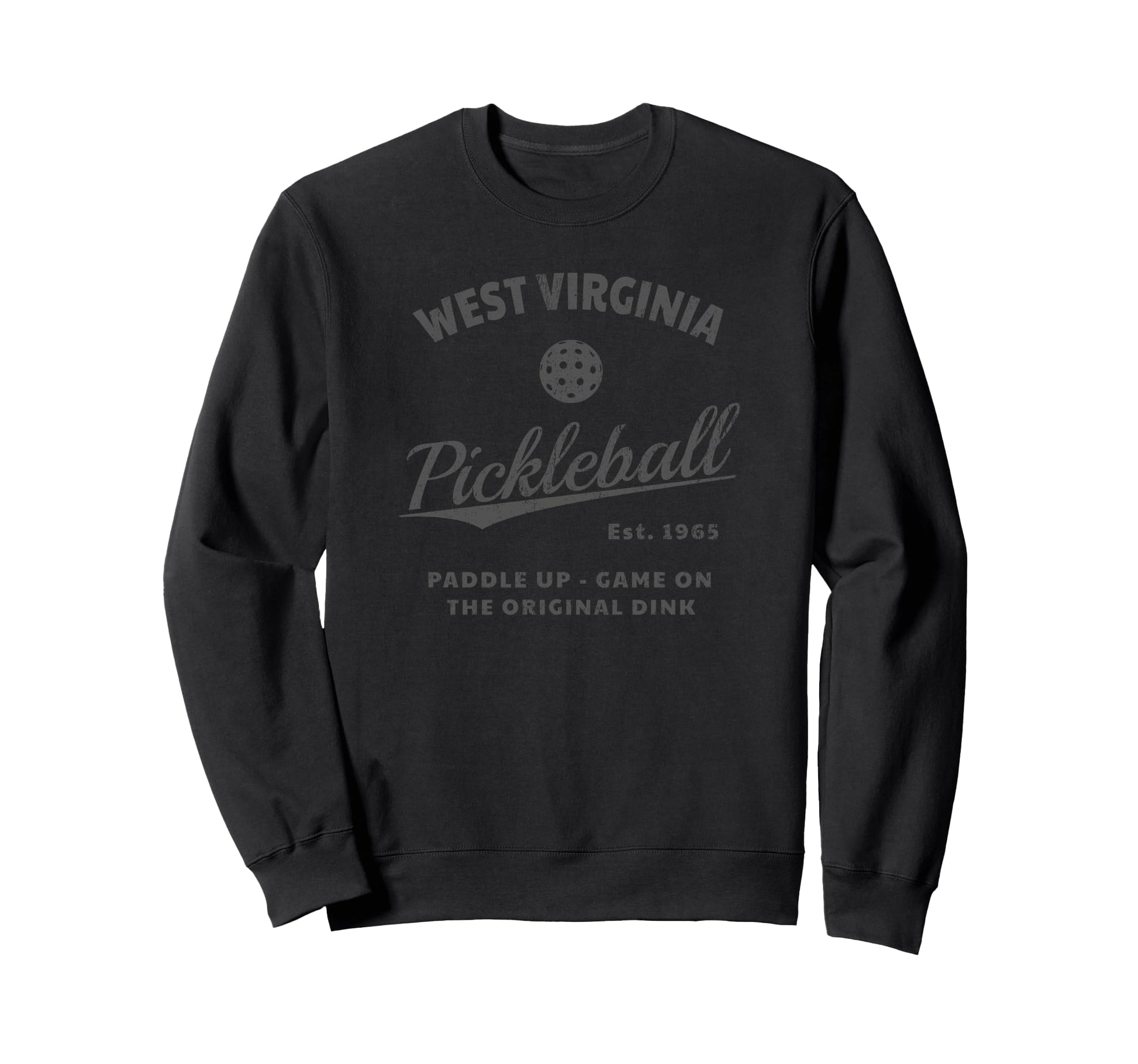 West Virginia Themed Pickleball Sweatshirt - Custom Art Print Unisex - T-Shirt, Sweatshirt, Hoodie
