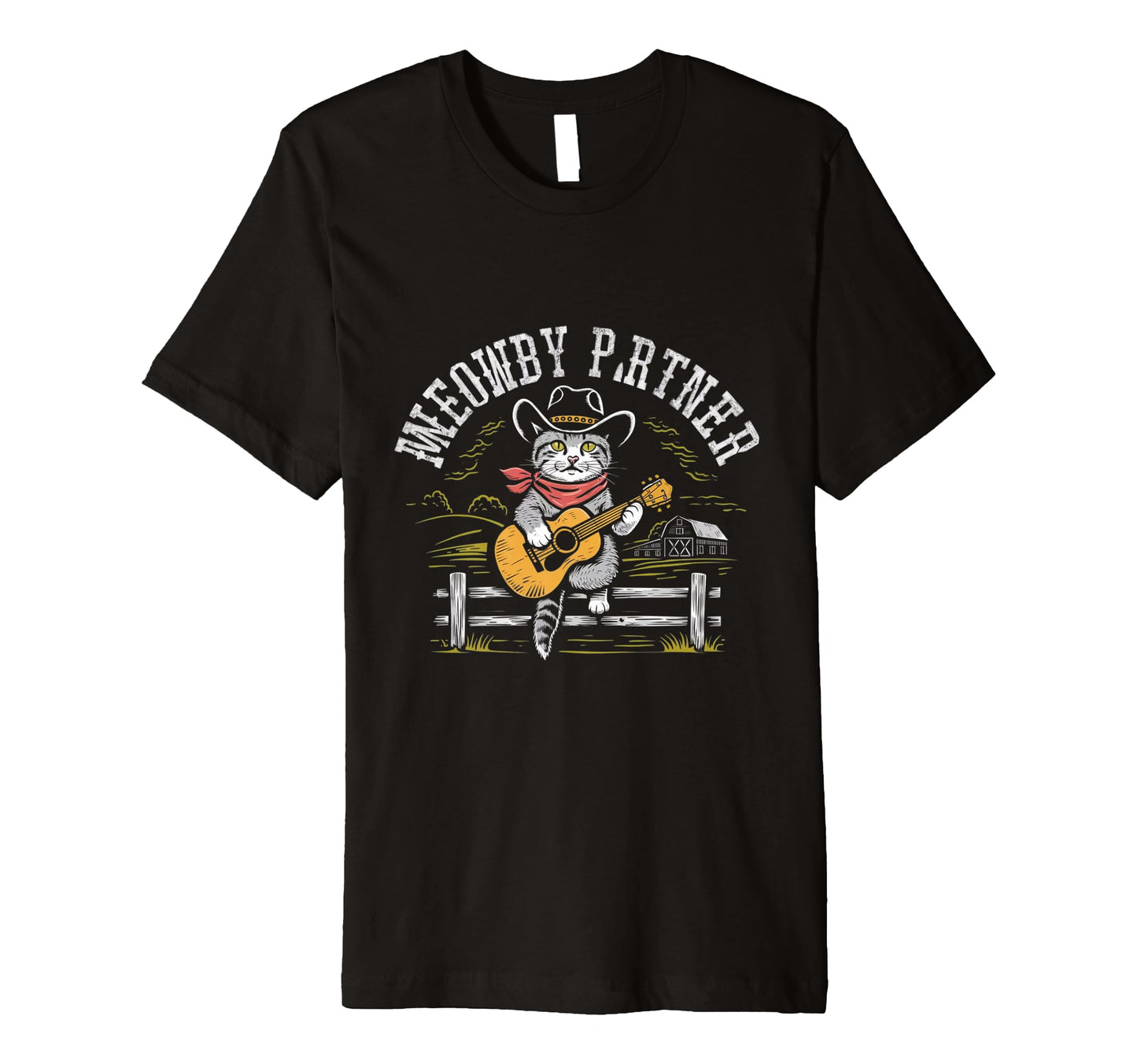 Meowdy Partner Cowboy Cat T-Shirt - Unique Graphic Unisex - T-Shirt, Sweatshirt, Hoodie