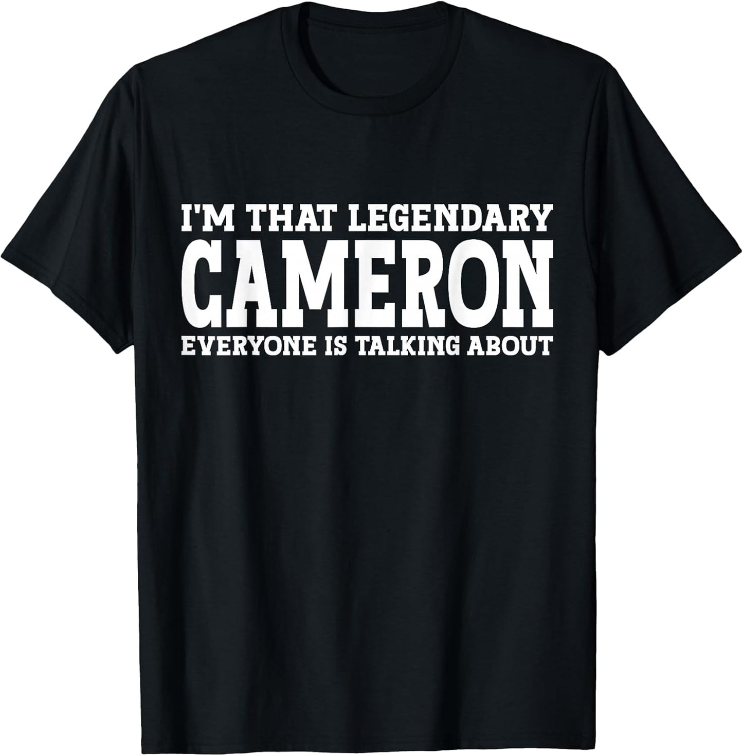 Cameron Gifts Men Name Birthday - Adult & Kids T-Shirts, Sweatshirts & Hoodies apparel design preview 1
