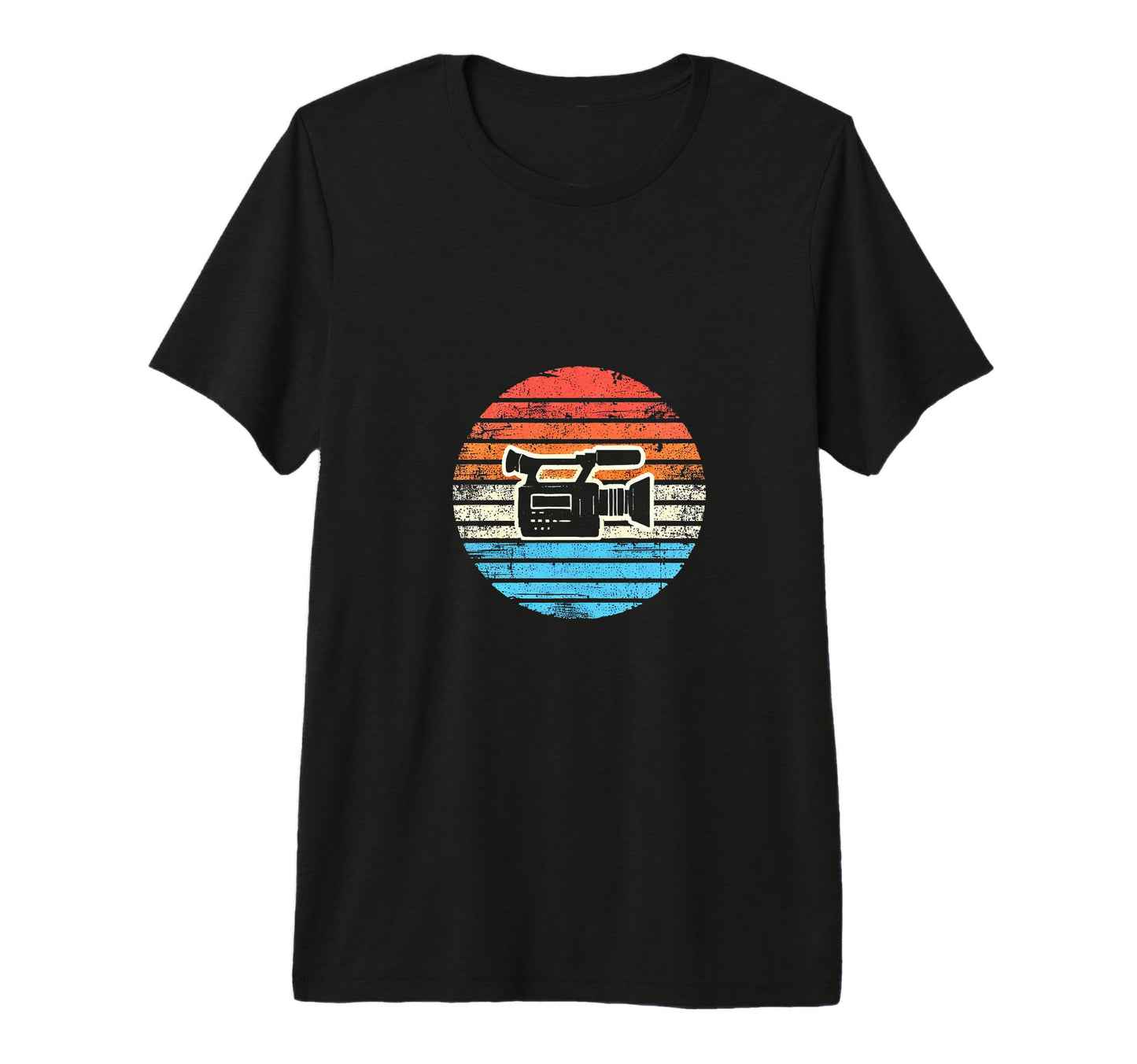 Video Camera Tri Blend T-Shirt - Minimalist Print for Adults - T-Shirt, Sweatshirt, Hoodie