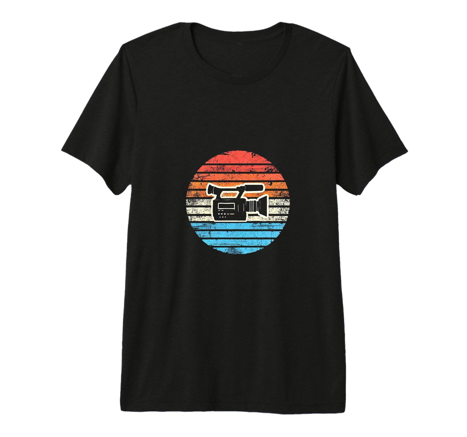 Video Camera Tri Blend T-Shirt - Minimalist Print for Adults - T-Shirt, Sweatshirt, Hoodie