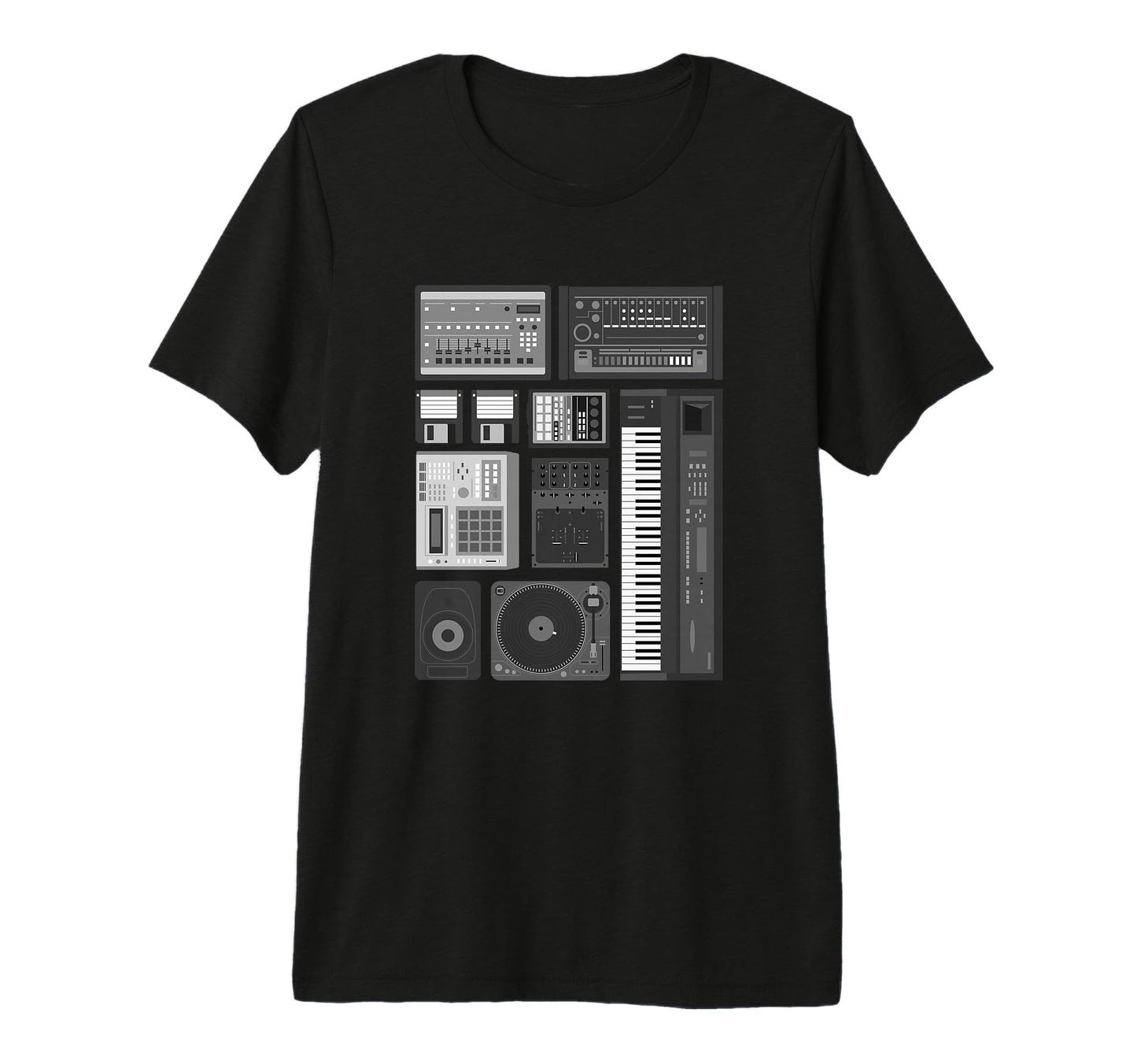 Old School Hip Hop Rap Music Beat Maker T-Shirt - Trendy Graphic Unisex - T-Shirt, Sweatshirt, Hoodie