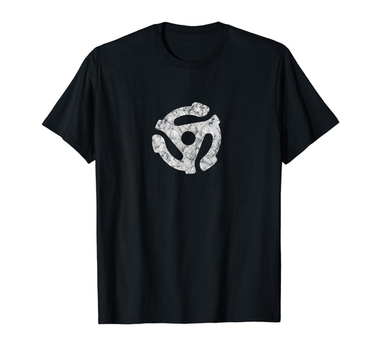 45 Vinyl Adapter Music T Shirts And T-Shirt - Trendy Graphic Men Women - T-Shirt, Sweatshirt, Hoodie