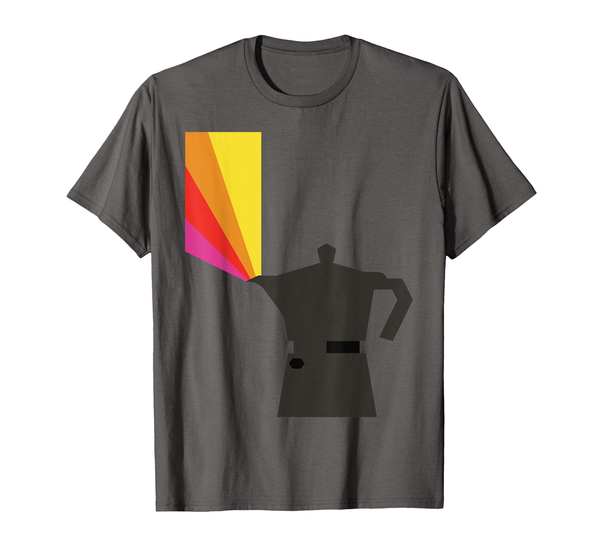 Coffee 60S Hippy Surf Rainbow Hero T-Shirt - Streetwear Style Unisex - T-Shirt, Sweatshirt, Hoodie