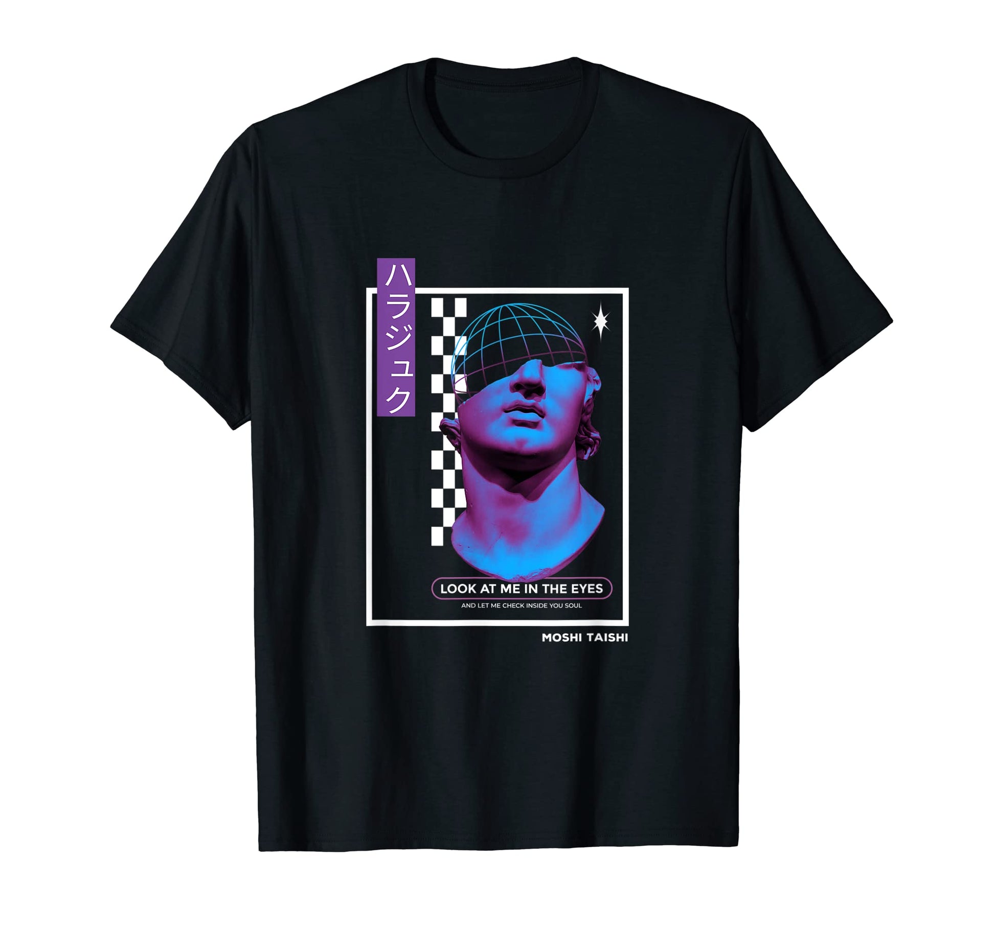 Vaporwave Statue Aesthetic Art Glitch T-Shirt - Novelty Apparel Unisex - T-Shirt, Sweatshirt, Hoodie