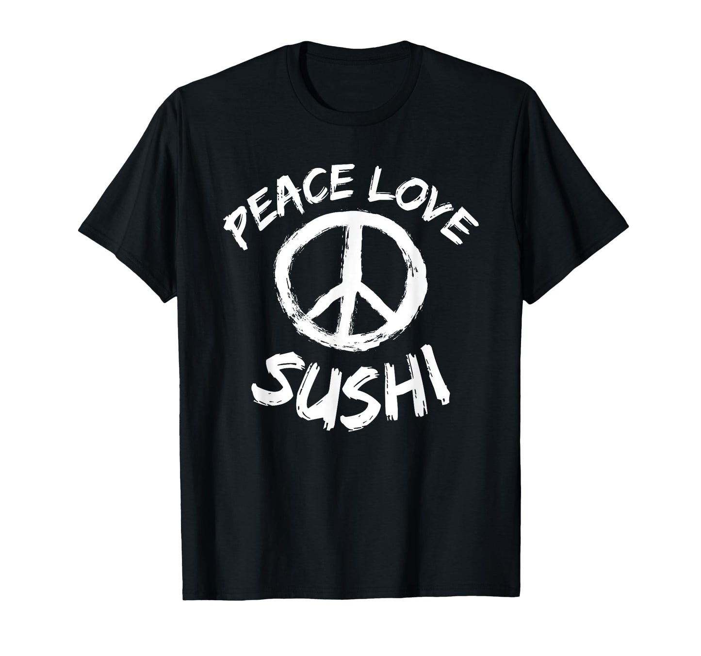 Peace Sign Japanese Food Peace Love T-Shirt - Unique Graphic for Adults - T-Shirt, Sweatshirt, Hoodie