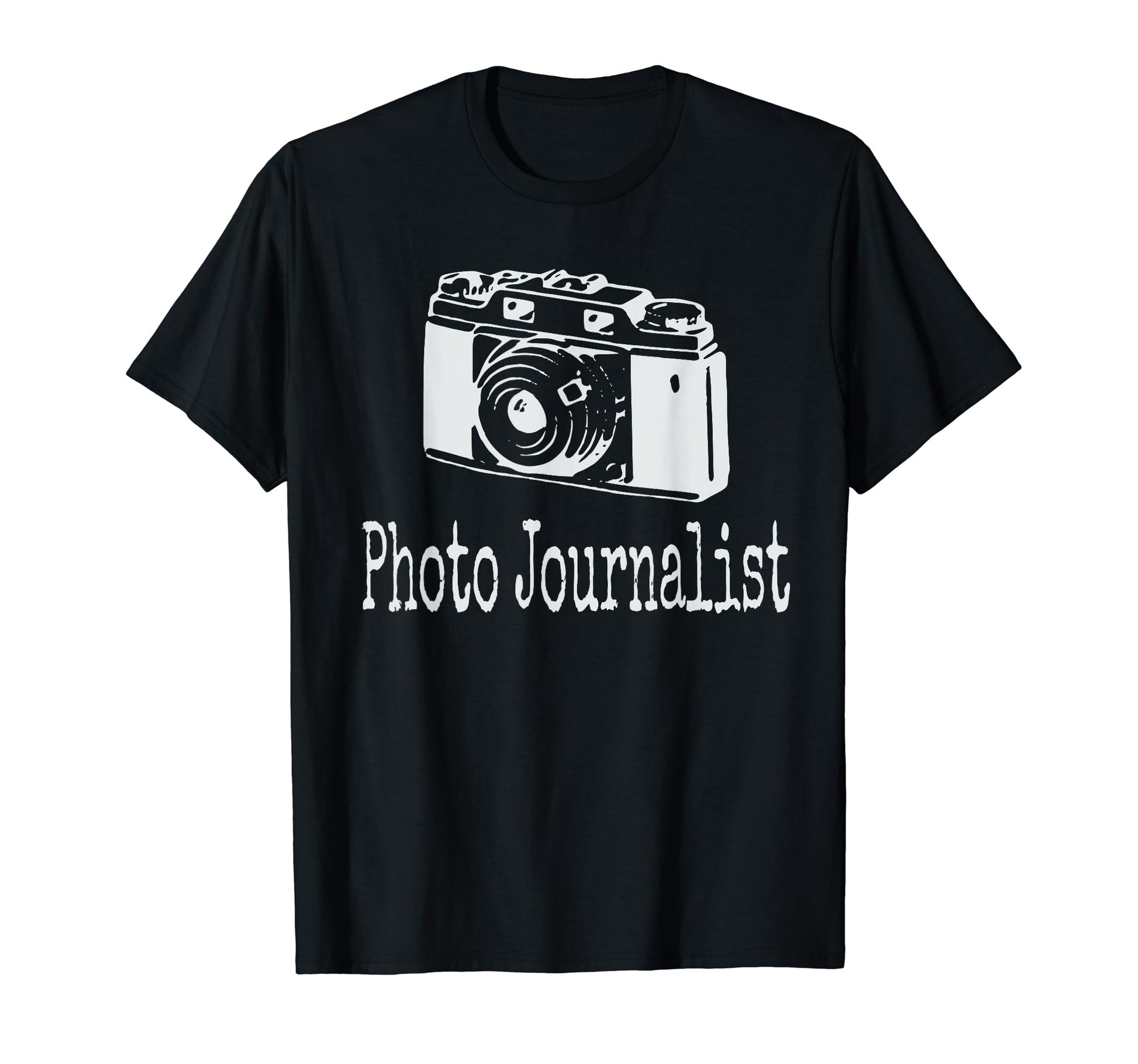 Photo Journalist Lofi Camera Image T-Shirt - Unique Graphic Unisex - T-Shirt, Sweatshirt, Hoodie