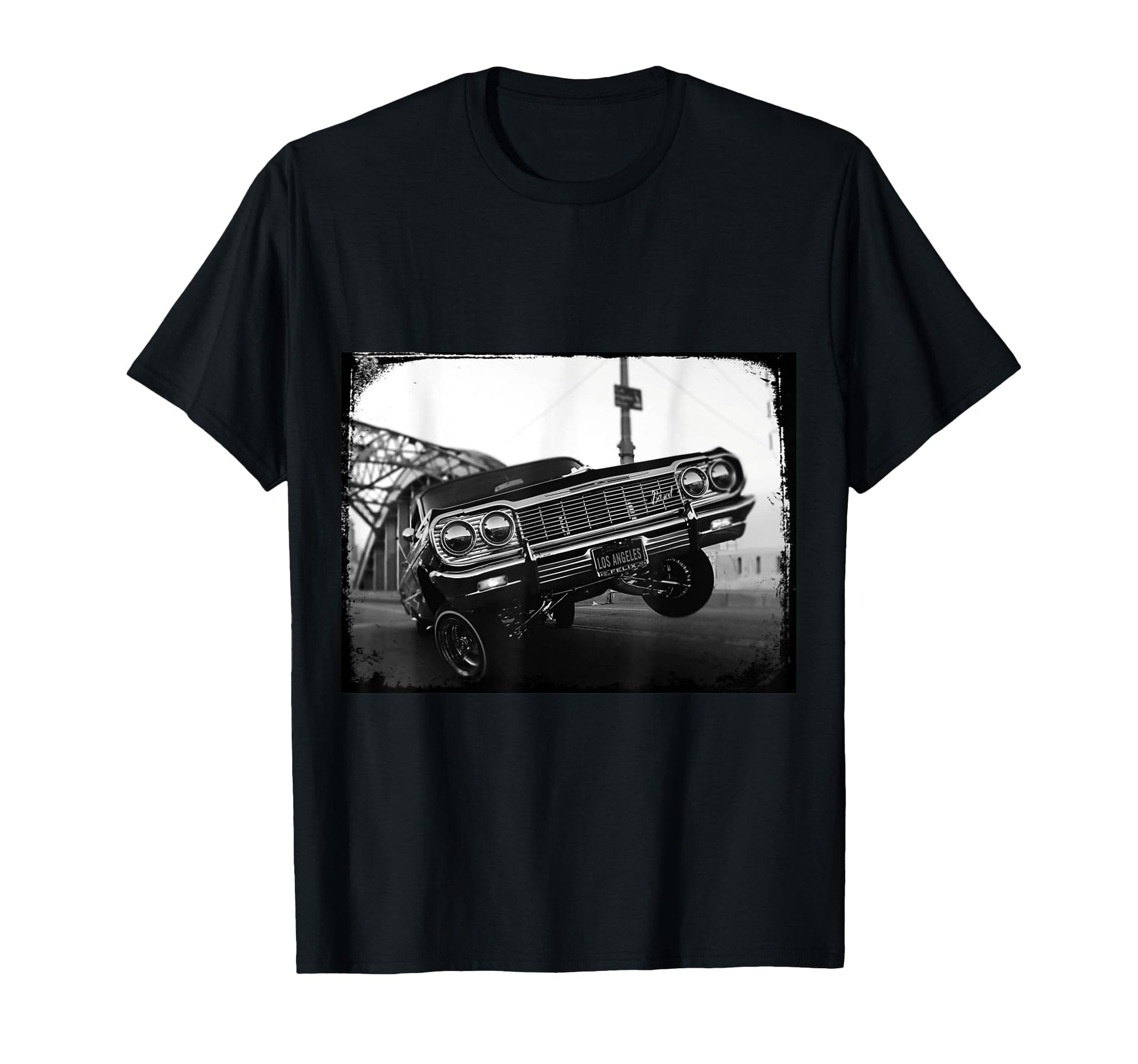 Los Angeles Old School Lowrider T-Shirt - Novelty Apparel Unisex - T-Shirt, Sweatshirt, Hoodie