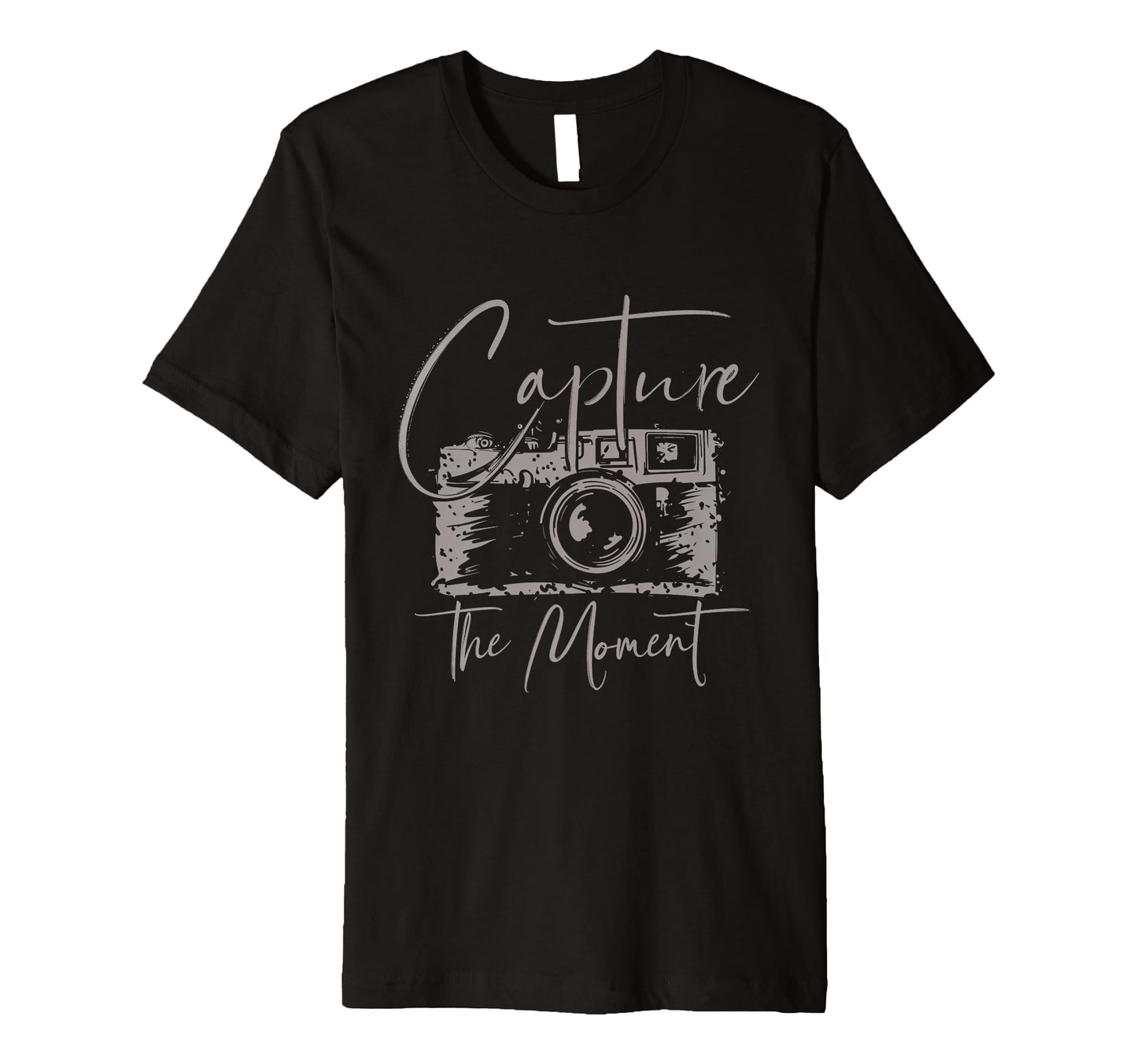 Capture Moment Photography Camera Art T-Shirt - Unique Graphic Unisex - T-Shirt, Sweatshirt, Hoodie