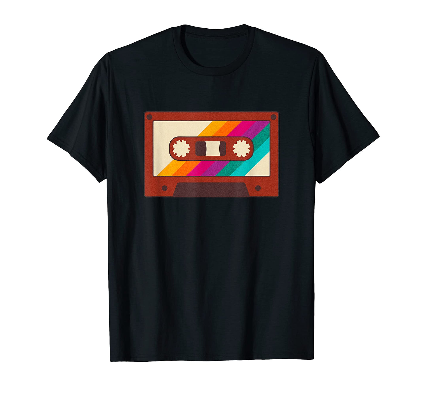 Rainbow Cassette Tape T-Shirt - Casual Everyday Wear Men Women - T-Shirt, Sweatshirt, Hoodie