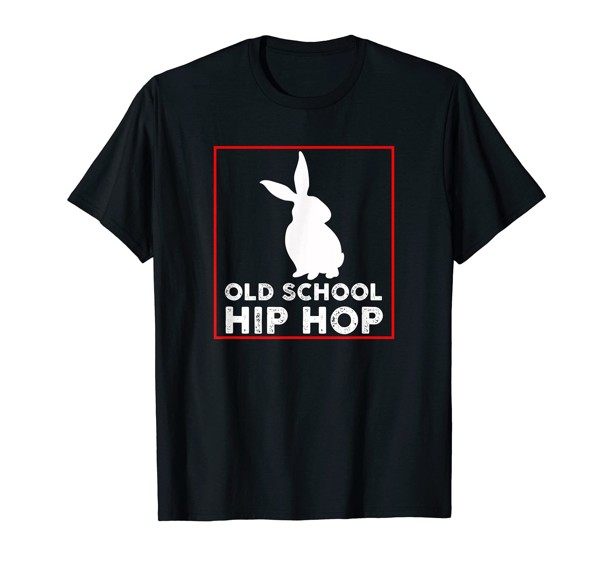 Old School Hip Hop Bunny Easter T-Shirt - Custom Art Print Unisex - T-Shirt, Sweatshirt, Hoodie