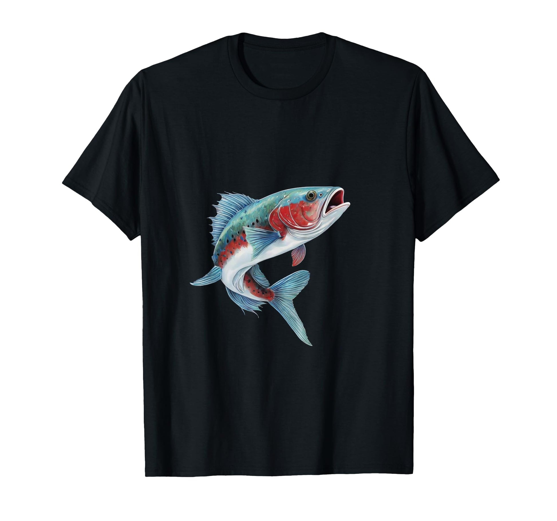 Rainbow Trout Fishing T-Shirt - Casual Everyday Wear for Adults - T-Shirt, Sweatshirt, Hoodie