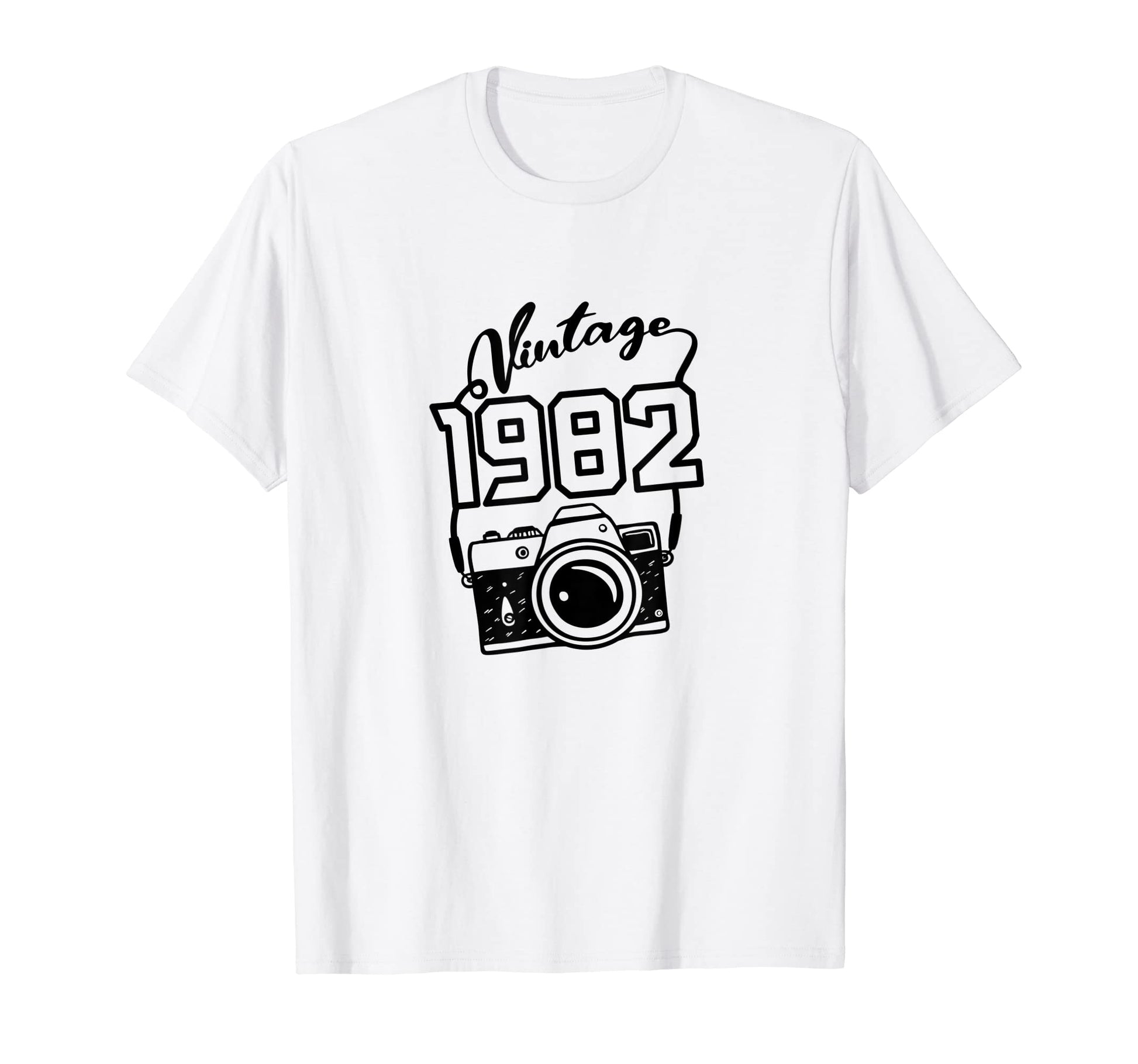 1982 Camera 40Th Birthday T-Shirt - Aesthetic Graphic Unisex - T-Shirt, Sweatshirt, Hoodie