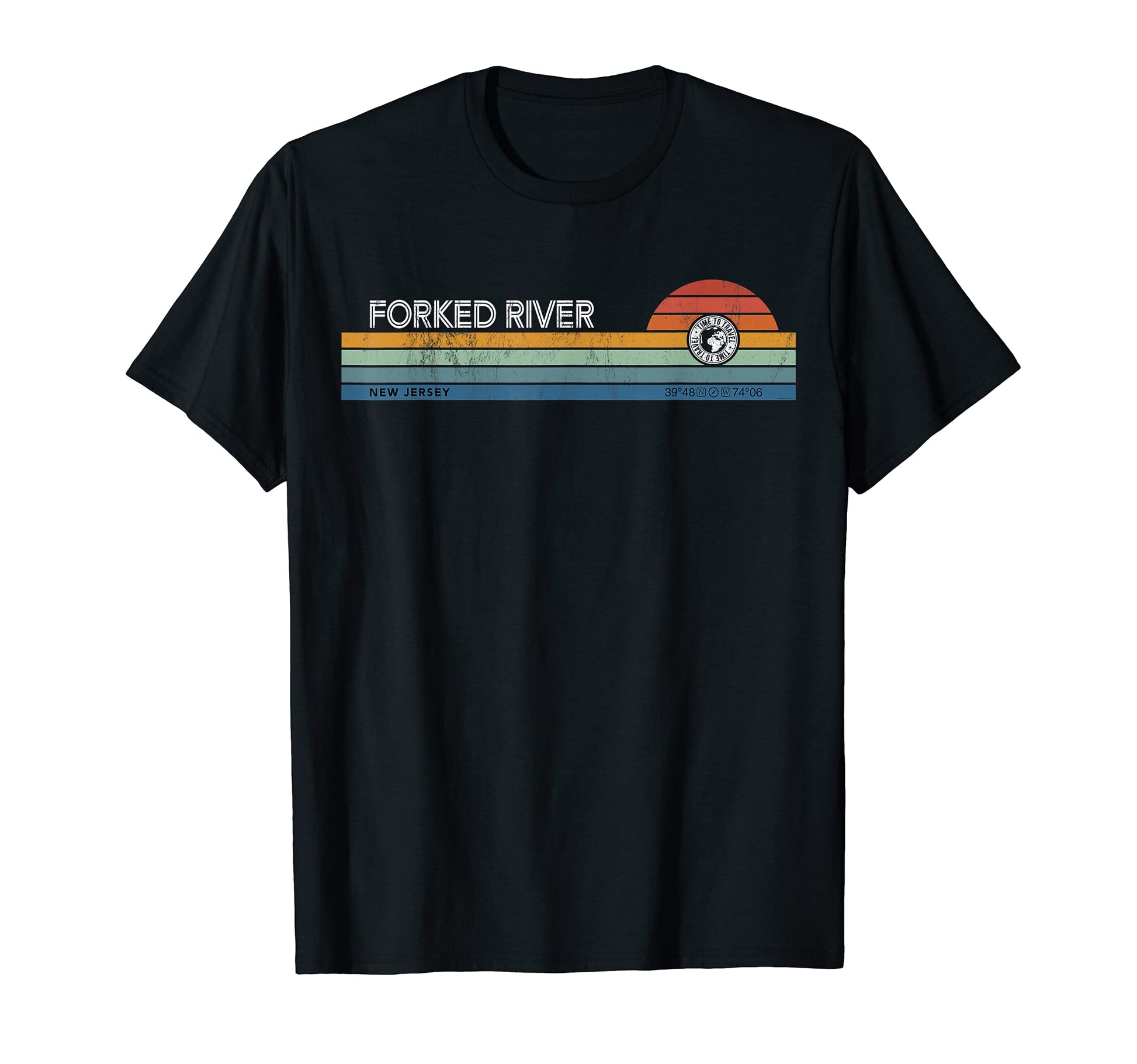 Forked River New Jersey Usa America T-Shirt - Unique Graphic Men Women - T-Shirt, Sweatshirt, Hoodie
