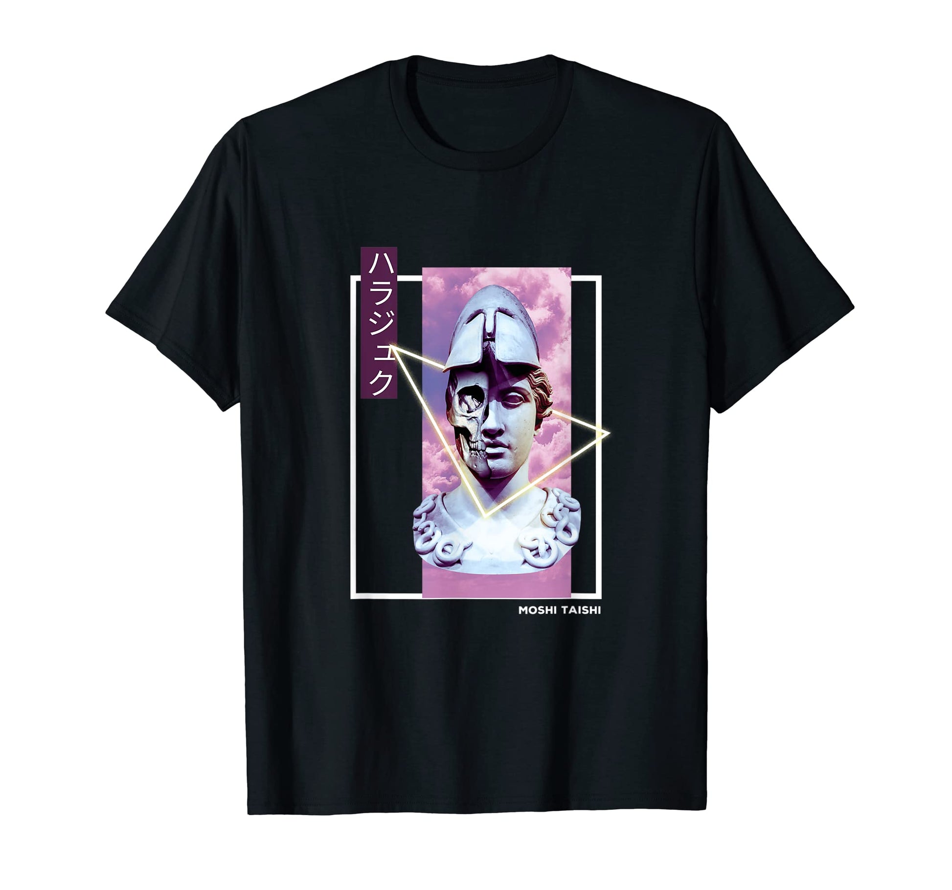 Vaporwave Statue Aesthetic Art Glitch T-Shirt - Novelty Apparel Men Women - T-Shirt, Sweatshirt, Hoodie