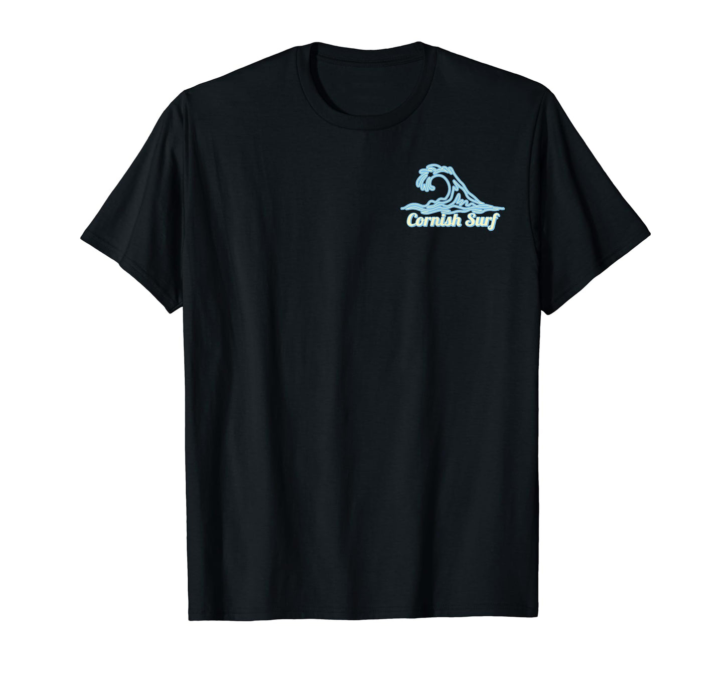 Great Western Beach Cornwall Surf Club T-Shirt - Unique Graphic for Adults - T-Shirt, Sweatshirt, Hoodie