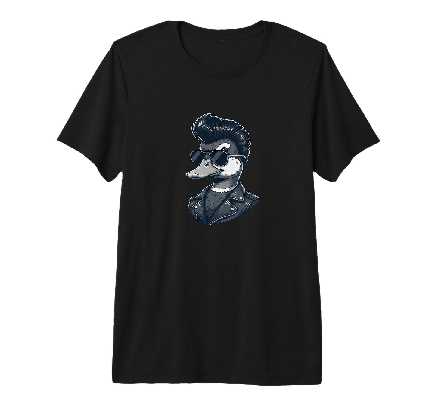 Duck Sunglasses Rockabilly Vibe Tri T-Shirt - Novelty Apparel Men Women - T-Shirt, Sweatshirt, Hoodie