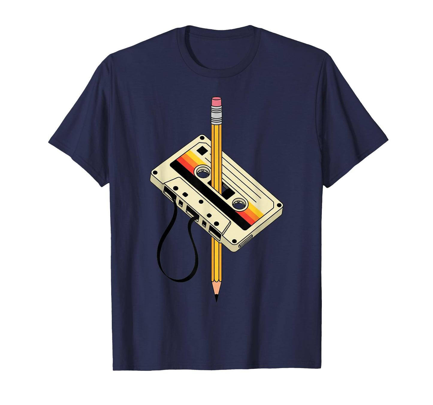 Grunge Cassettes Cassette Tapes T-Shirt - Custom Art Print for Adults - T-Shirt, Sweatshirt, Hoodie