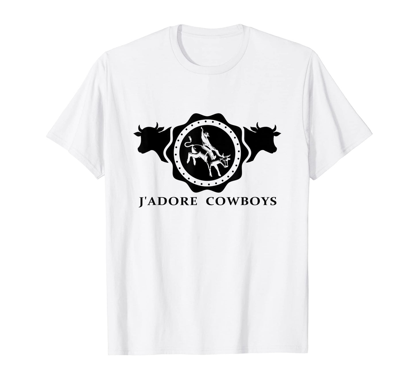 Jadore Cowboys I Love Cowboys Funny T-Shirt - Novelty Apparel Men Women - T-Shirt, Sweatshirt, Hoodie