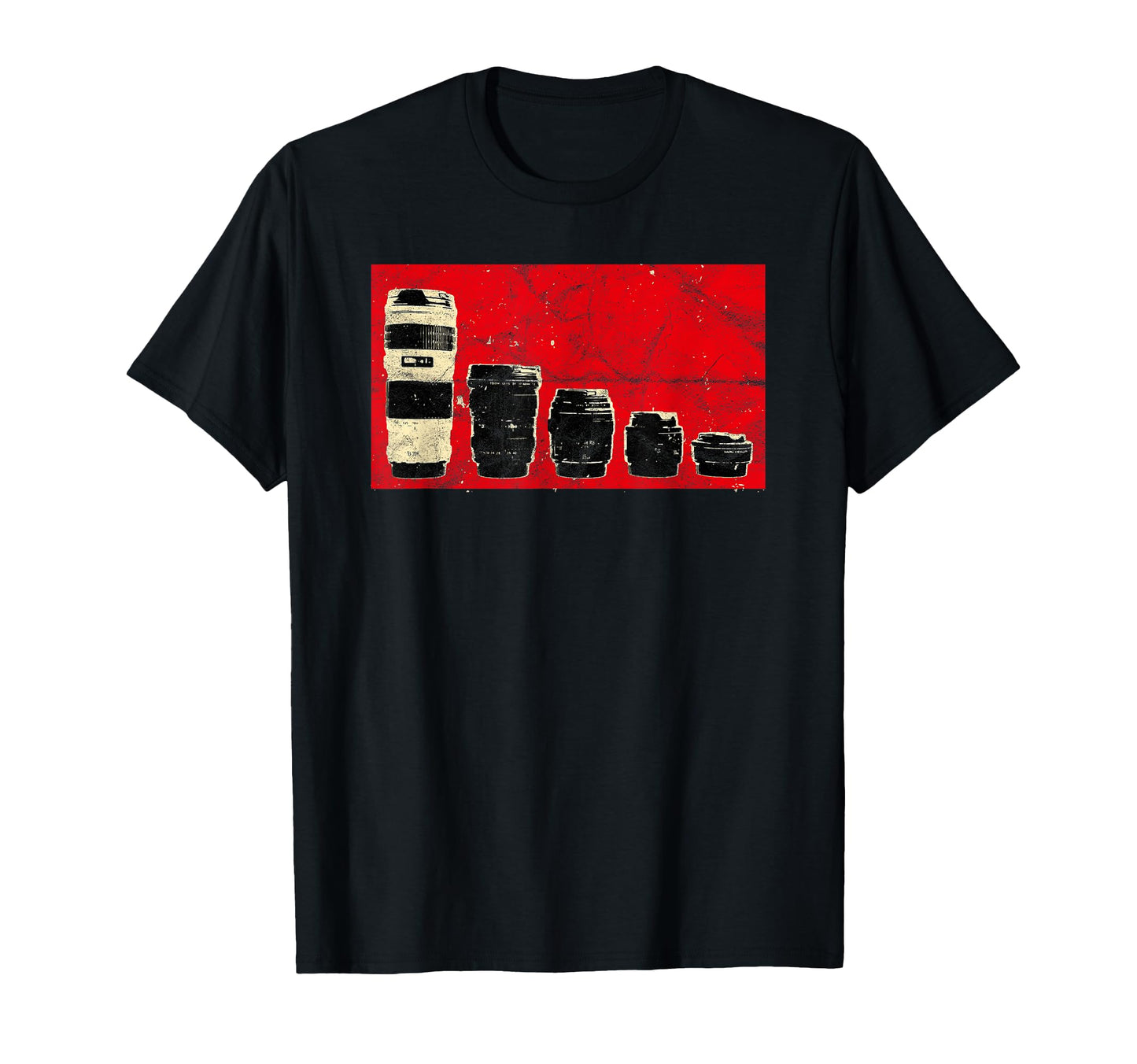 Photographer Dslr Camera Lens Shutterbug T-Shirt - Custom Art Print Unisex - T-Shirt, Sweatshirt, Hoodie
