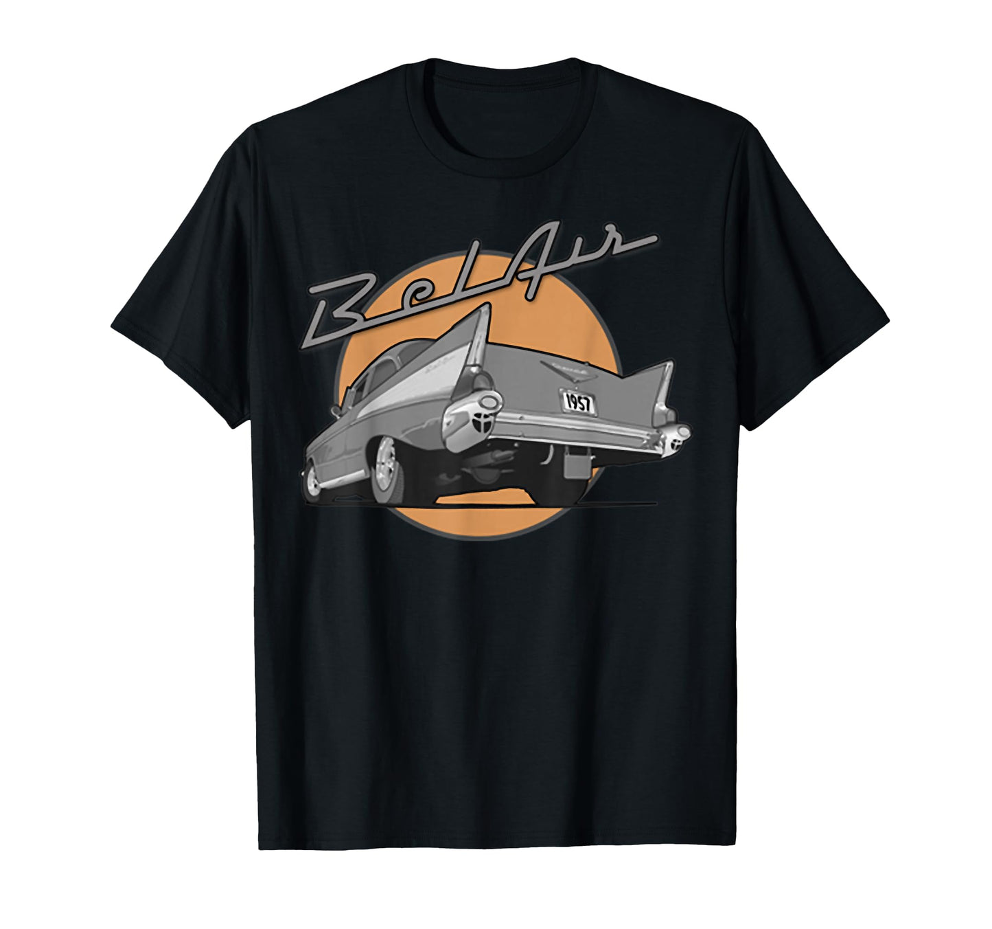 1957 57 55 56 Bel Air Silhouette Old T-Shirt - Trendy Graphic for Adults - T-Shirt, Sweatshirt, Hoodie