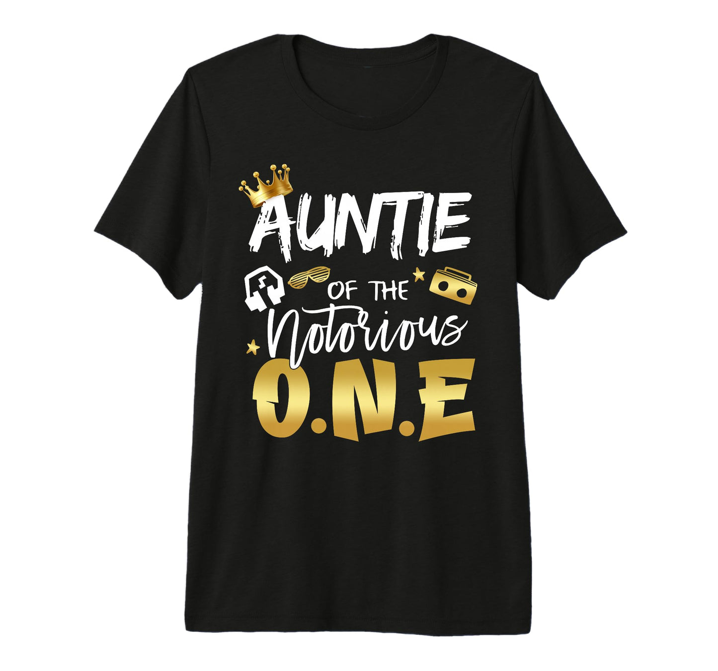Auntie Notorious One Old School Hip T-Shirt - Casual Everyday Wear Unisex - T-Shirt, Sweatshirt, Hoodie