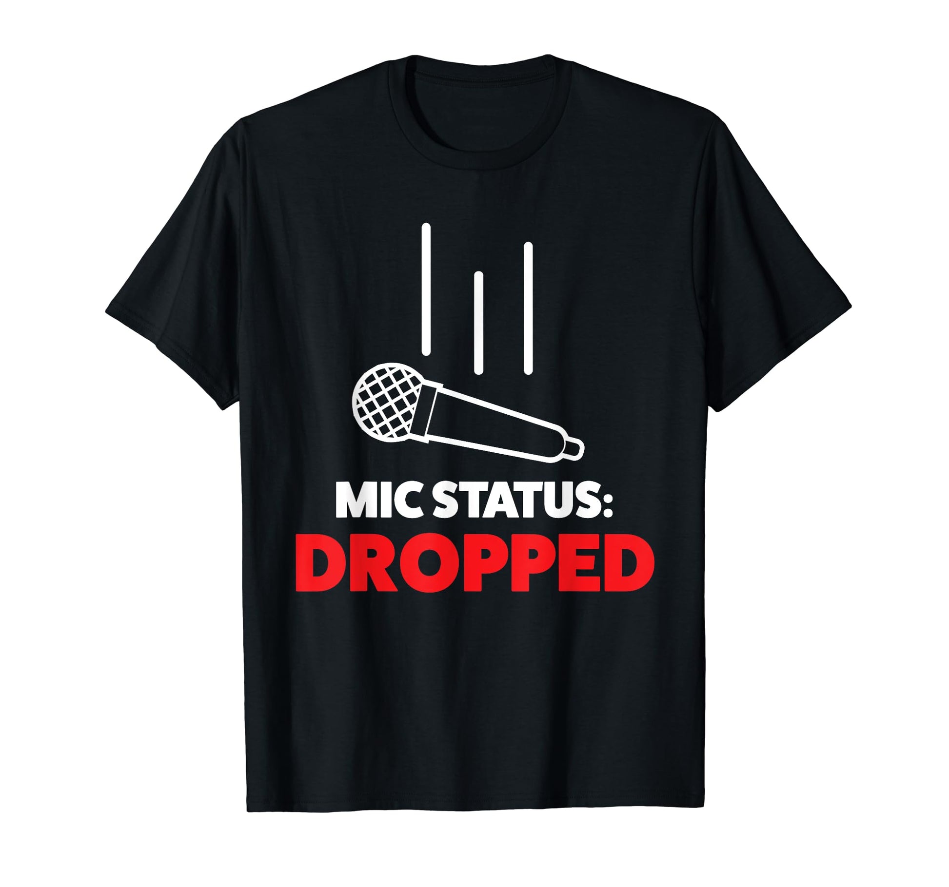 Mic Drop 90S Hip Hop Old School Nineties T-Shirt - Custom Art Print Unisex - T-Shirt, Sweatshirt, Hoodie