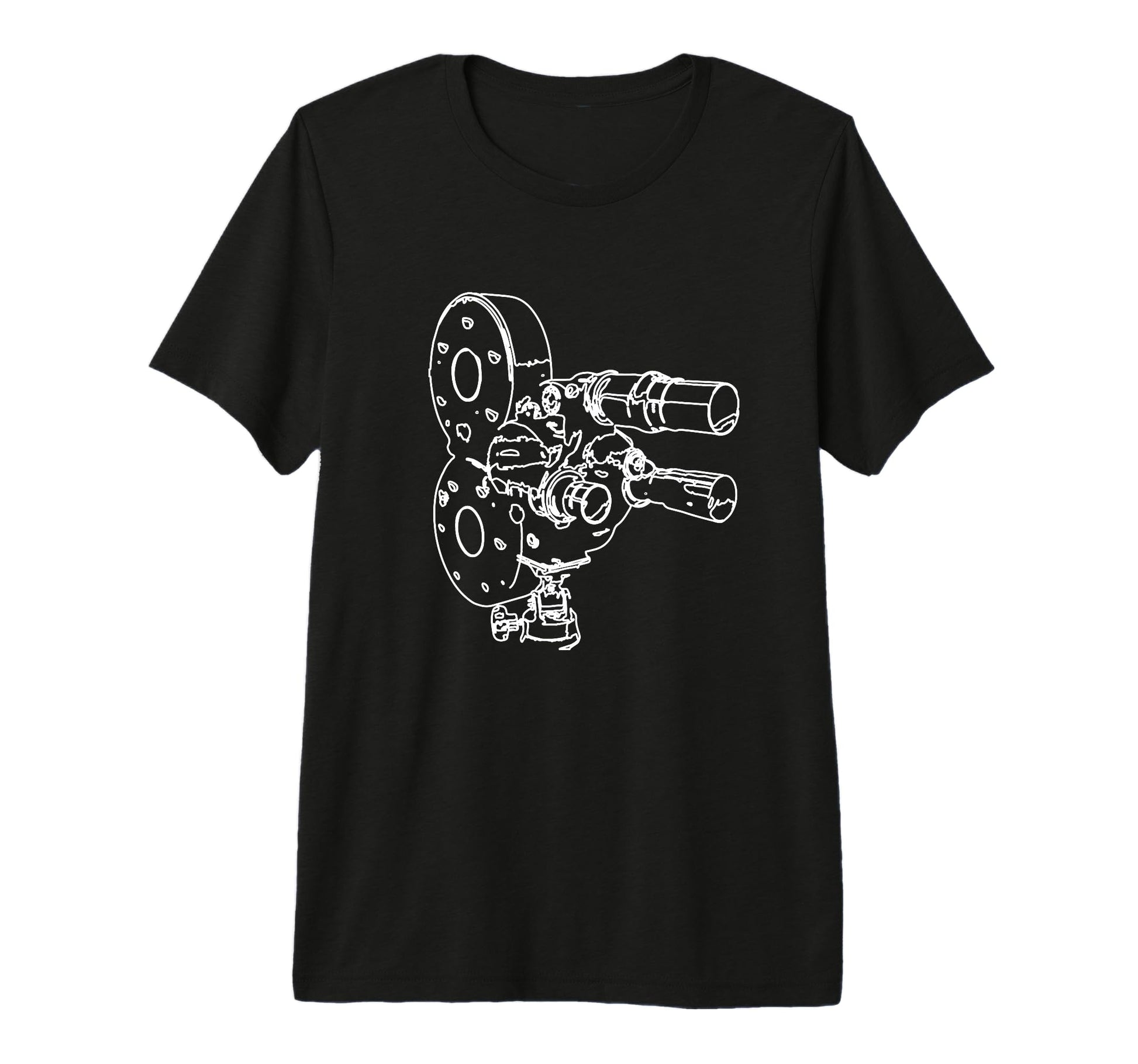 Film Camera Video Camera Oldschool T-Shirt - Graphic Print for Adults - T-Shirt, Sweatshirt, Hoodie