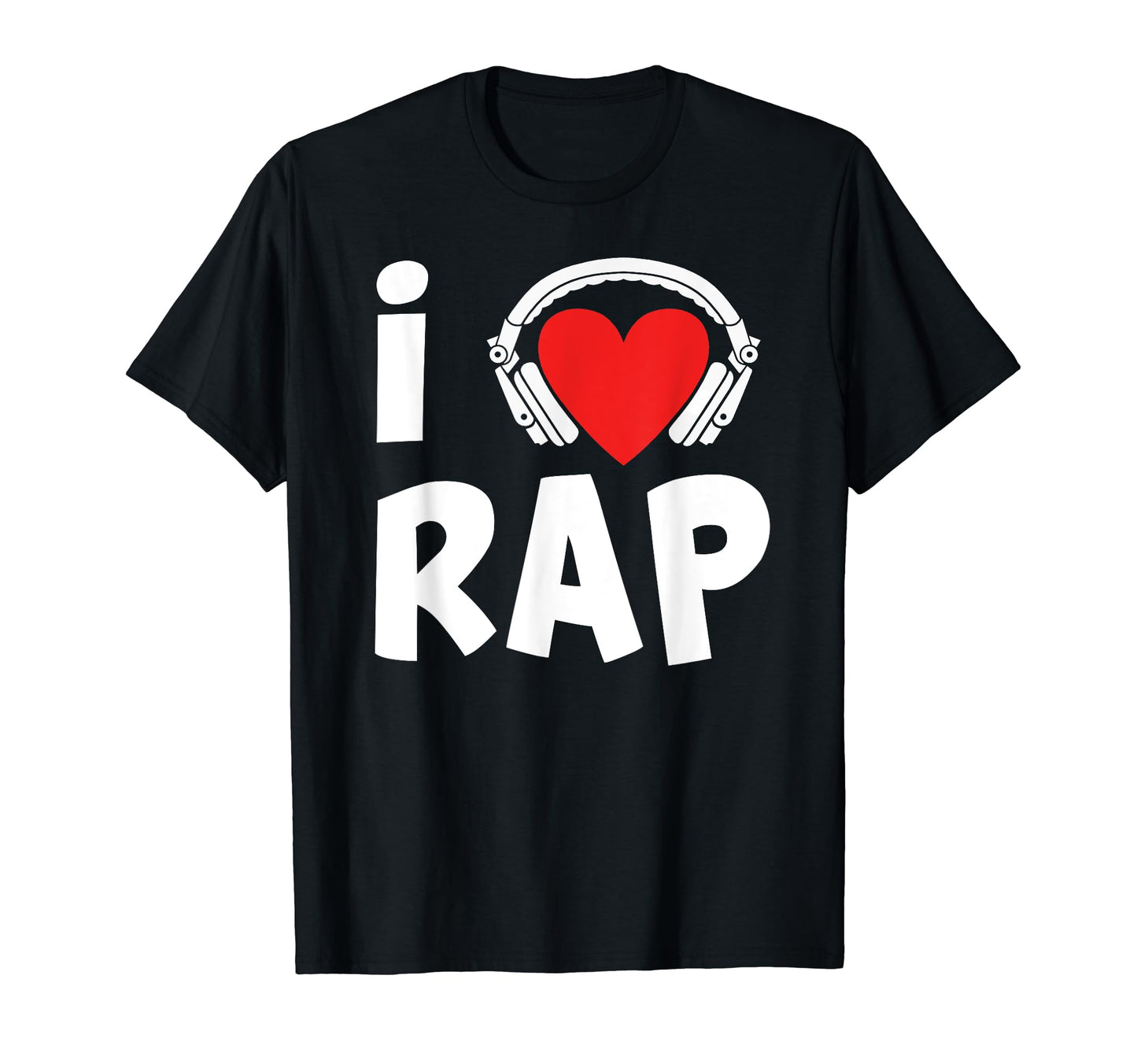 Hip Hop Music I Love Rap Music Old T-Shirt - Custom Art Print Men Women - T-Shirt, Sweatshirt, Hoodie