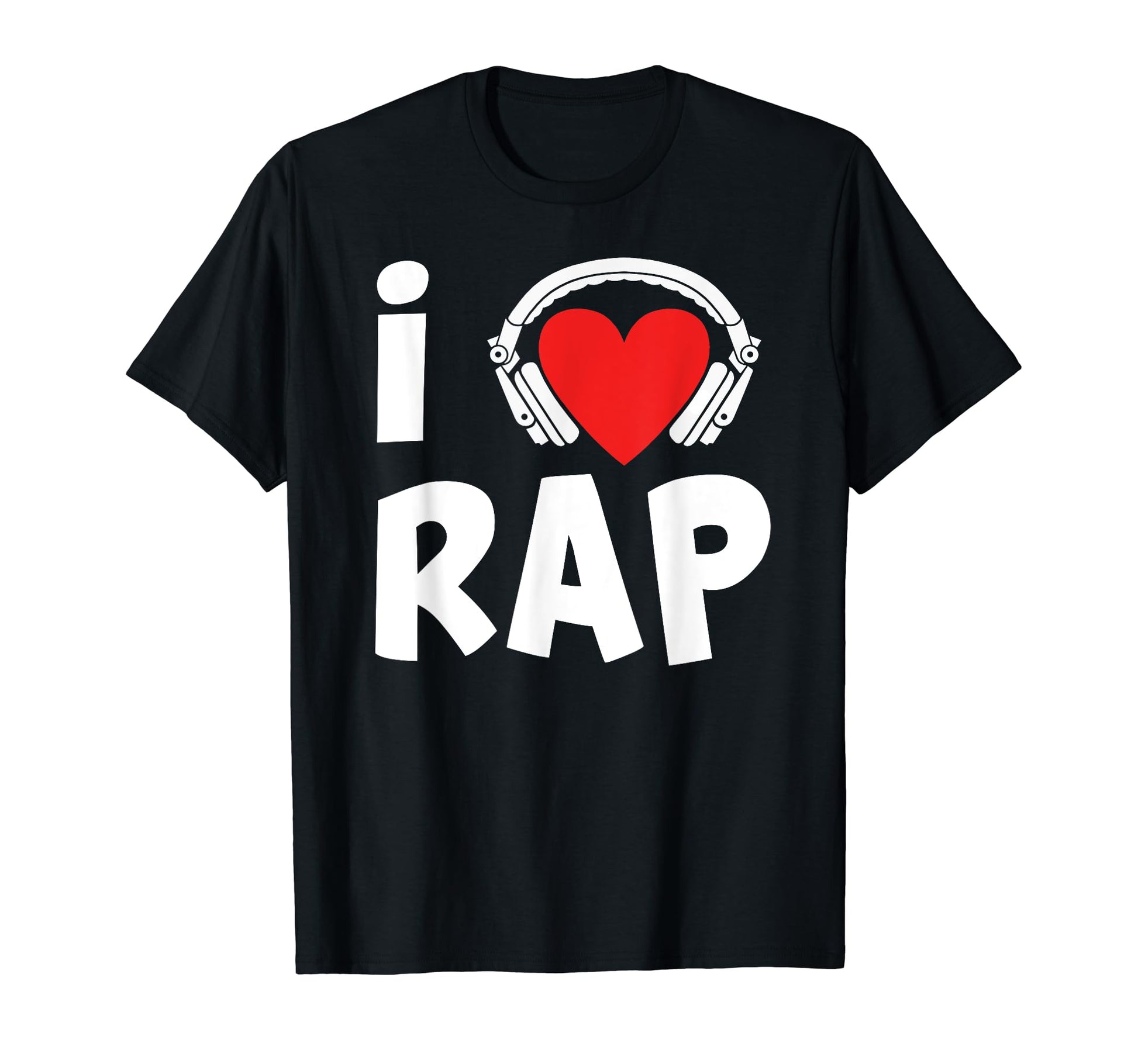 Hip Hop Music I Love Rap Music Old T-Shirt - Custom Art Print Men Women - T-Shirt, Sweatshirt, Hoodie