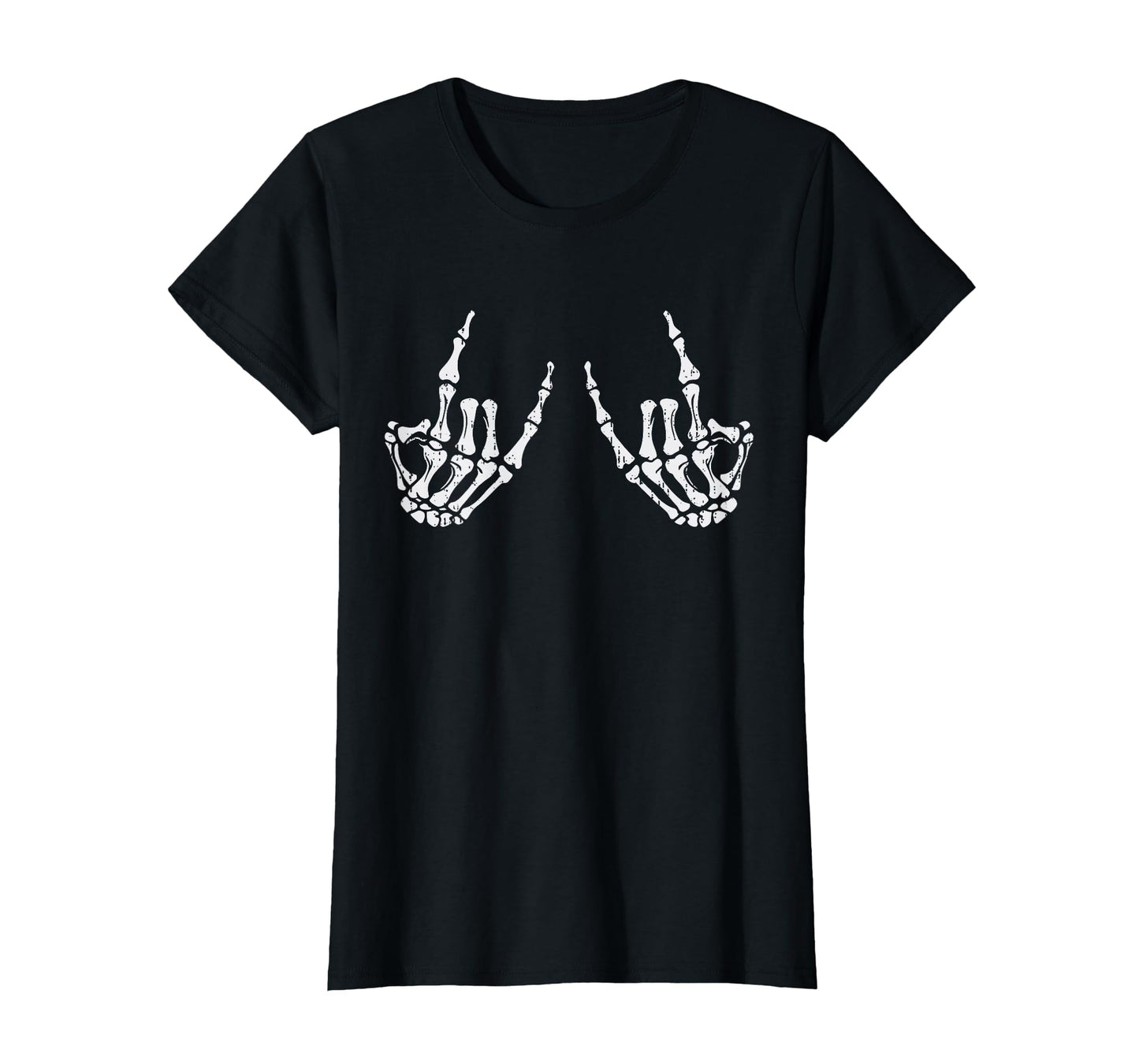 Rocker Hand Sign Rock Skeleton T-Shirt - Novelty Apparel Men Women - T-Shirt, Sweatshirt, Hoodie