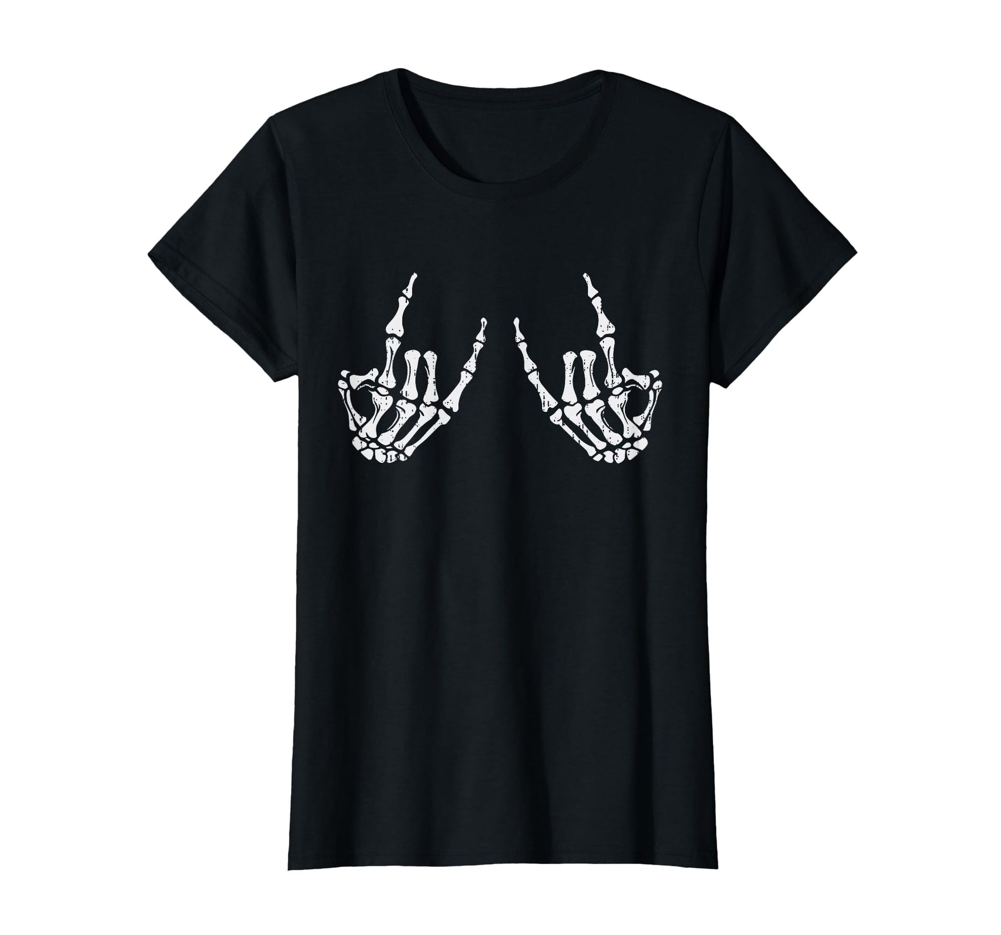Rocker Hand Sign Rock Skeleton T-Shirt - Novelty Apparel Men Women - T-Shirt, Sweatshirt, Hoodie