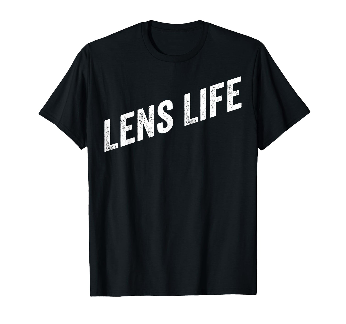 Lens Life Photography Camera Passion T-Shirt - Minimalist Print Men Women - T-Shirt, Sweatshirt, Hoodie