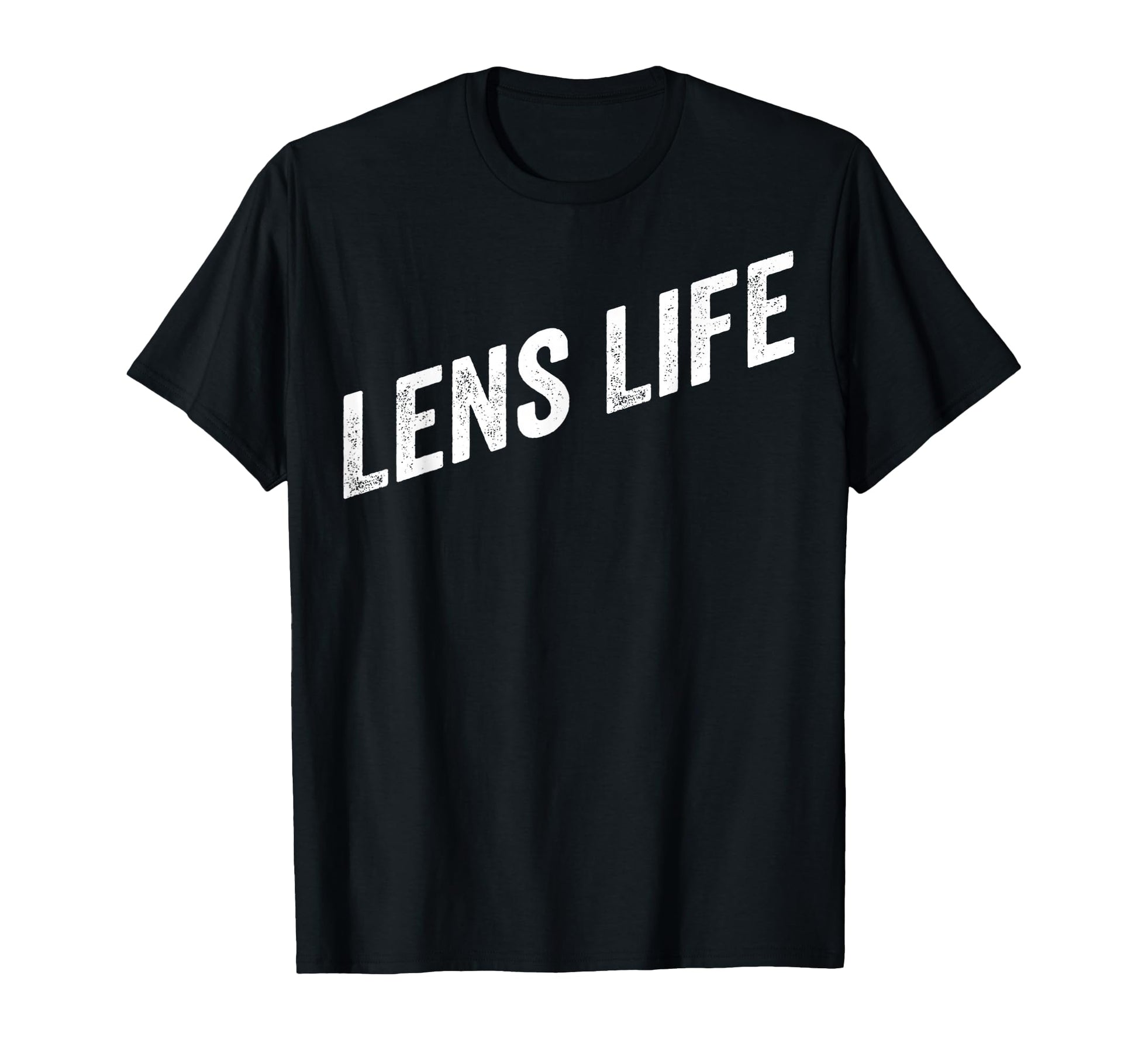 Lens Life Photography Camera Passion T-Shirt - Minimalist Print Men Women - T-Shirt, Sweatshirt, Hoodie