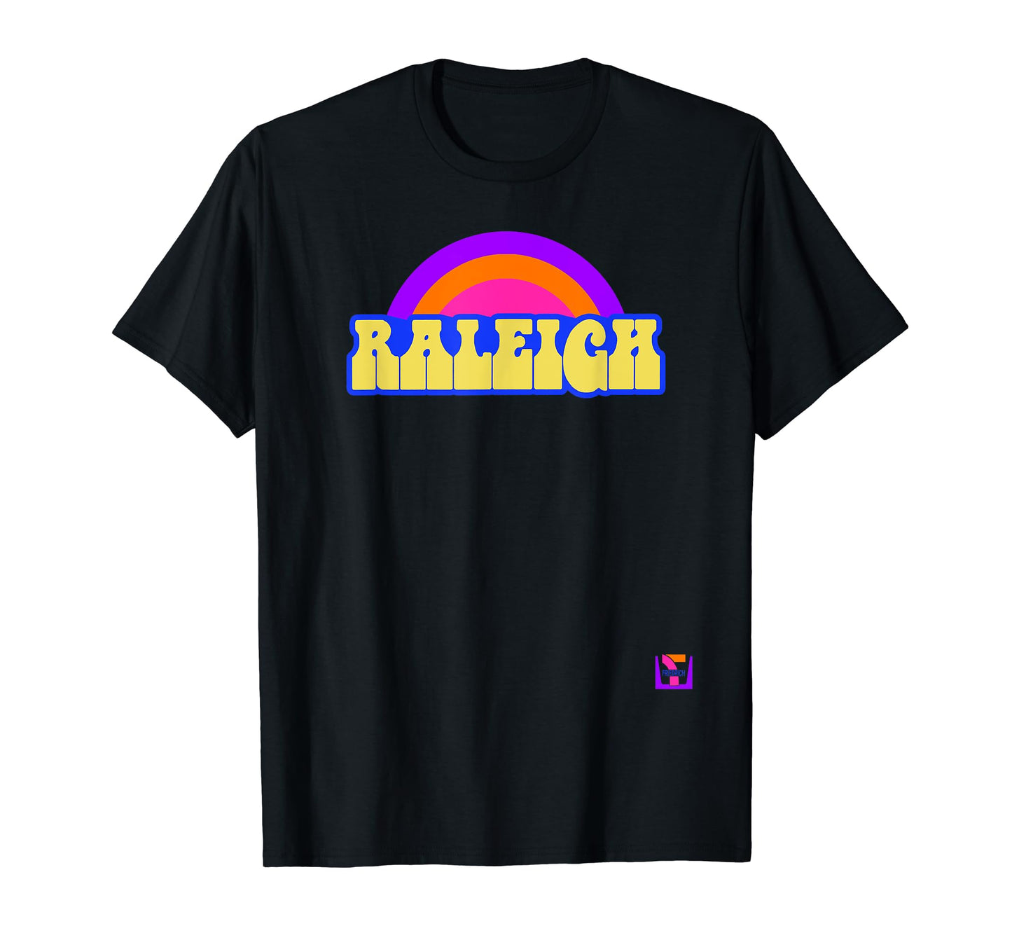 Raleigh Rainbow T-Shirt - Novelty Apparel Men Women - T-Shirt, Sweatshirt, Hoodie