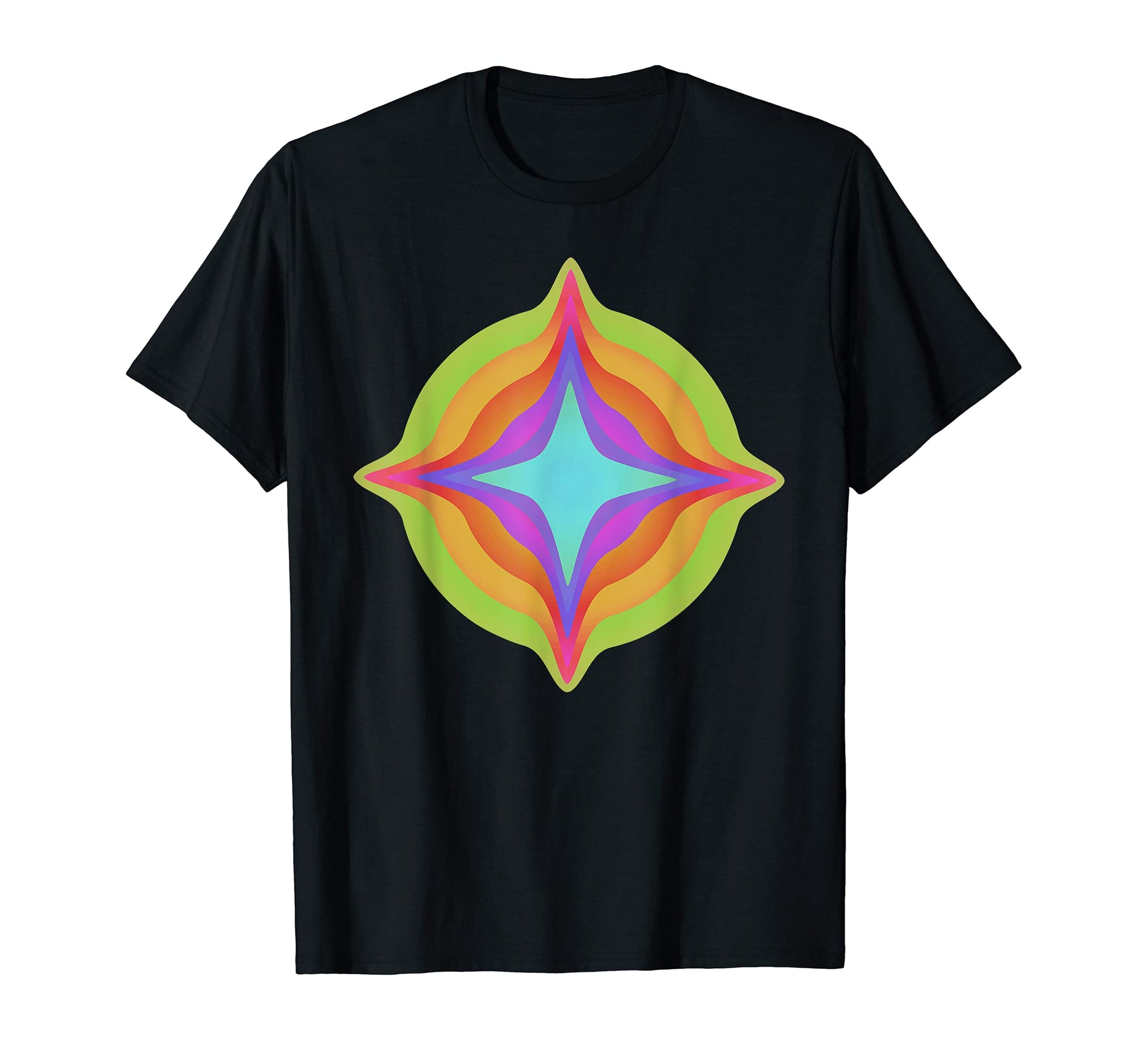 Drippy Weird Star Trippy Glitch T-Shirt - Minimalist Print for Adults - T-Shirt, Sweatshirt, Hoodie