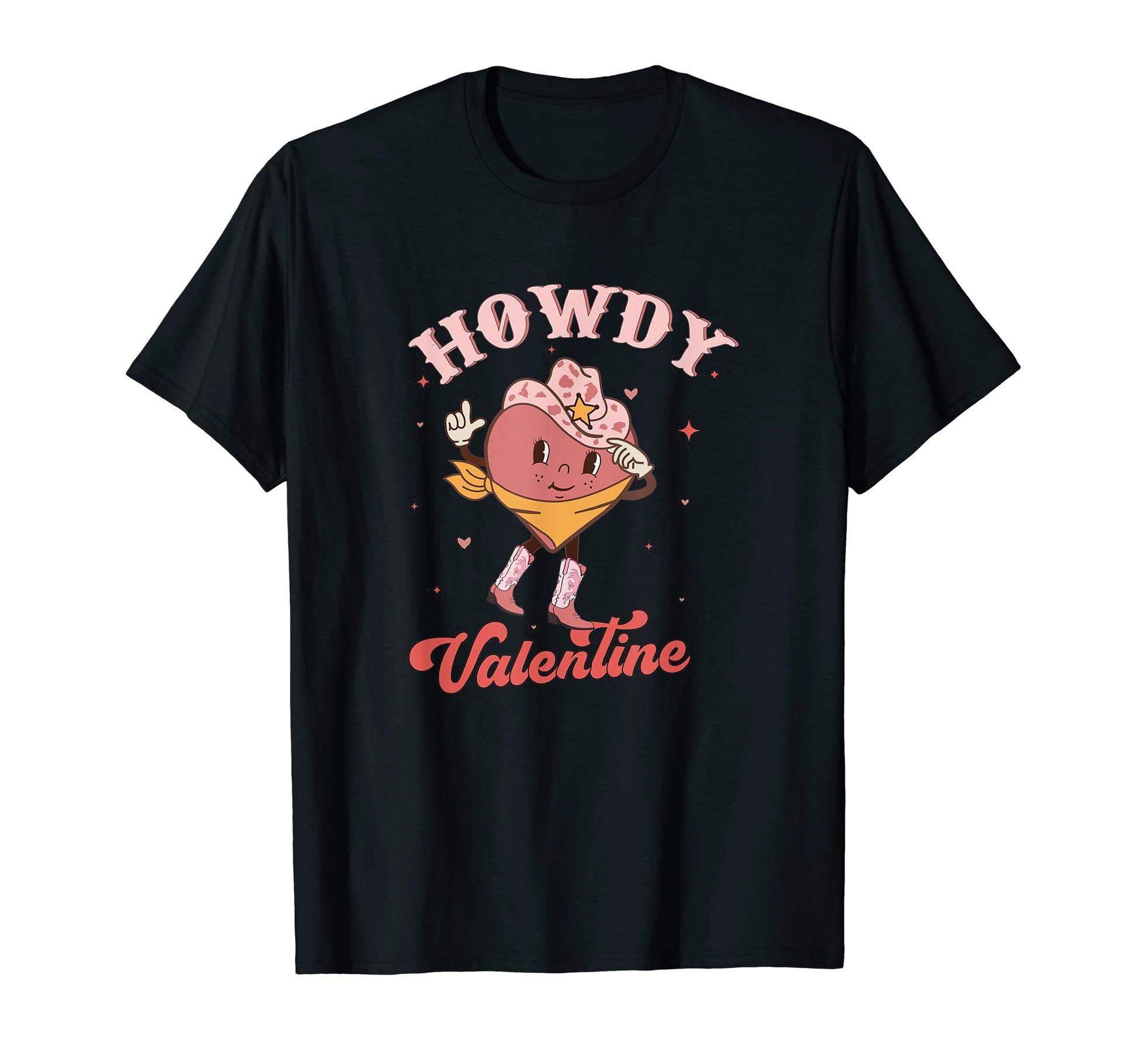 Howdy Cowgirl Valentines Cowboy T-Shirt - Streetwear Style for Adults - T-Shirt, Sweatshirt, Hoodie