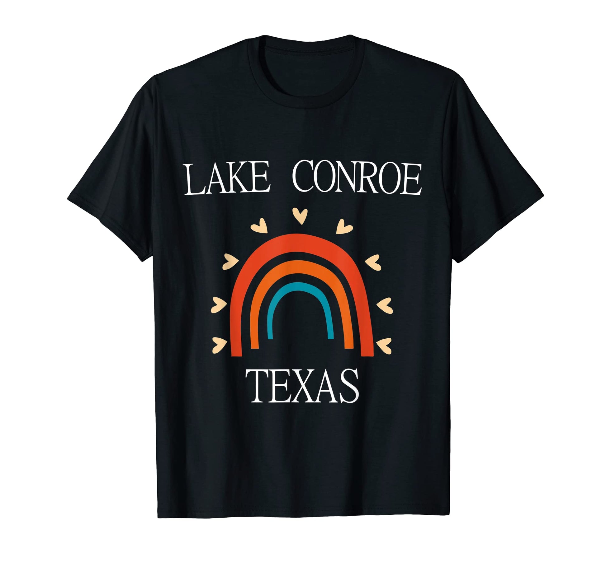 Lake Conroe Rainbow T-Shirt - Streetwear Style for Adults - T-Shirt, Sweatshirt, Hoodie