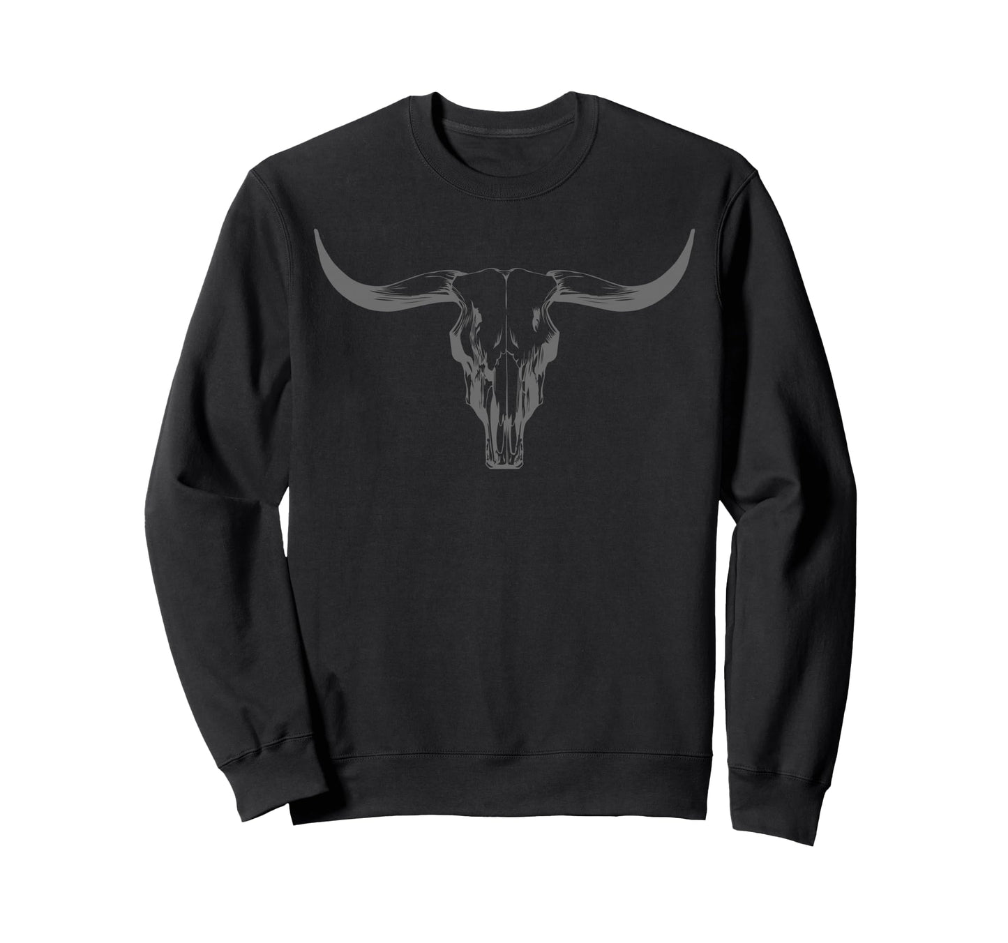 Western Boho Cow Skull Cowgirl Sweatshirt - Aesthetic Graphic Men Women - T-Shirt, Sweatshirt, Hoodie