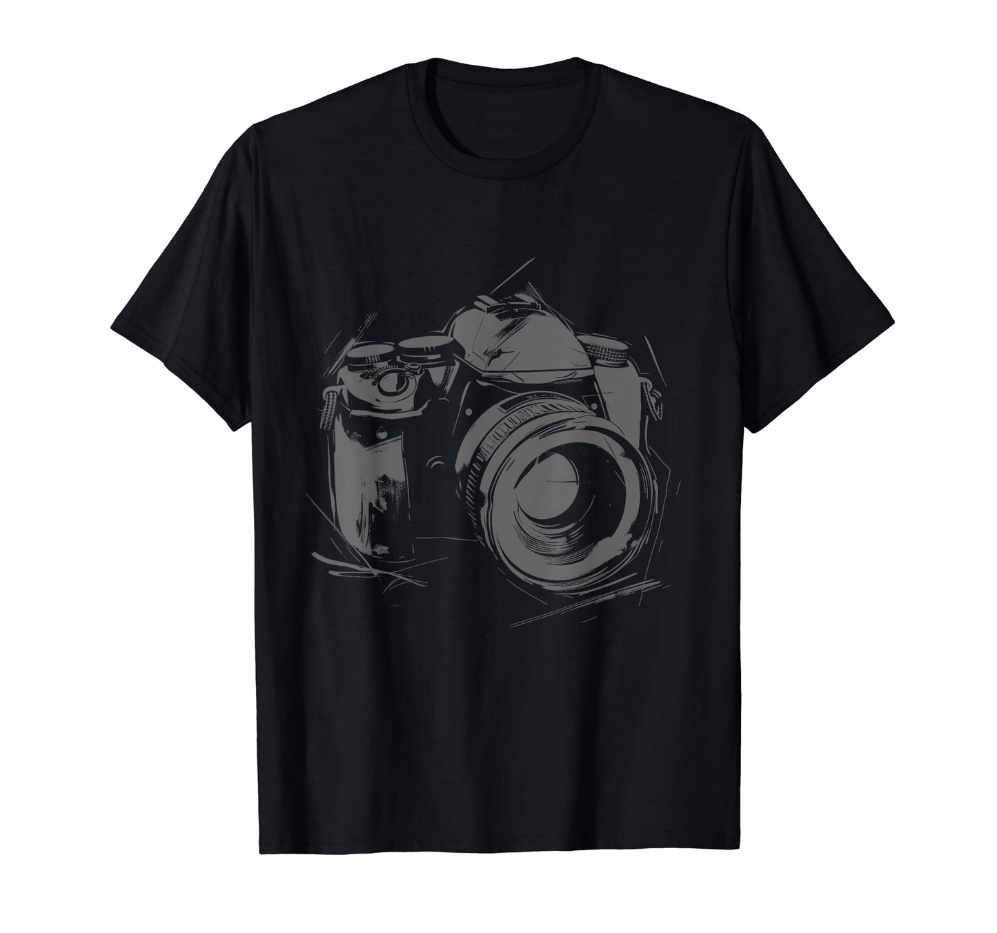 Camera Photography Watercolor Art T-Shirt - Trendy Graphic Unisex - T-Shirt, Sweatshirt, Hoodie