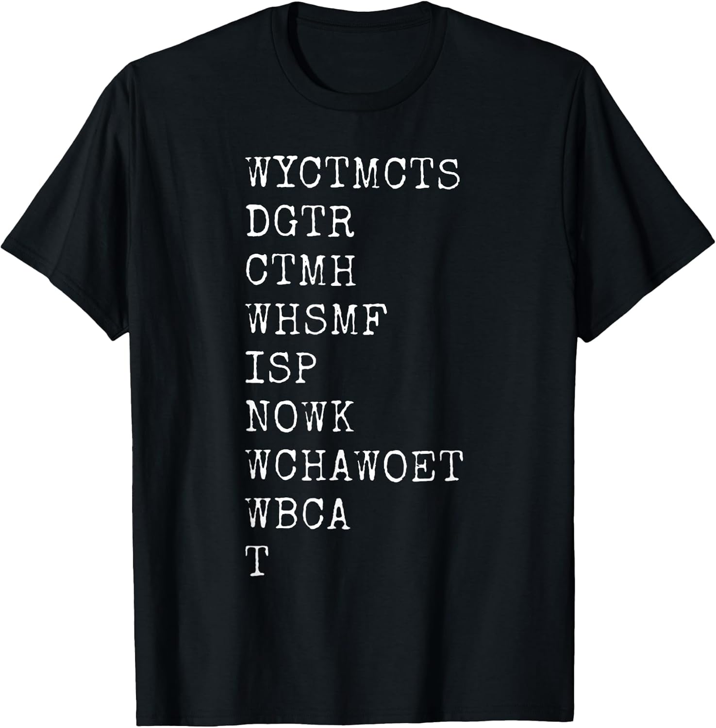 Wyctmcts Dgtr Ctmh Whsmf Isp Nowk By Merch - Adult & Kids T-Shirts, Sweatshirts & Hoodies apparel design preview 1