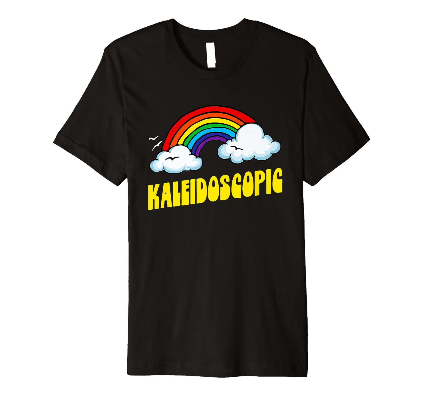 Kaleidoscopic Funny Sarcastic 80S Rainbow T-Shirt - Unique Graphic Unisex - T-Shirt, Sweatshirt, Hoodie