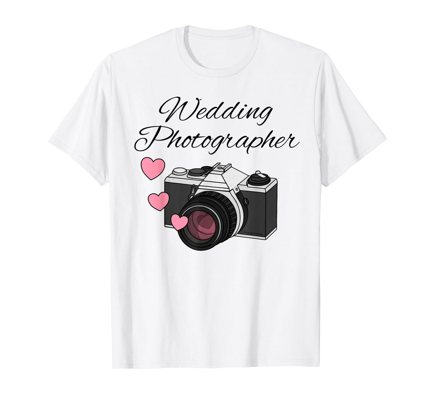 Wedding Photographer Camera T-Shirt - Minimalist Print for Adults - T-Shirt, Sweatshirt, Hoodie