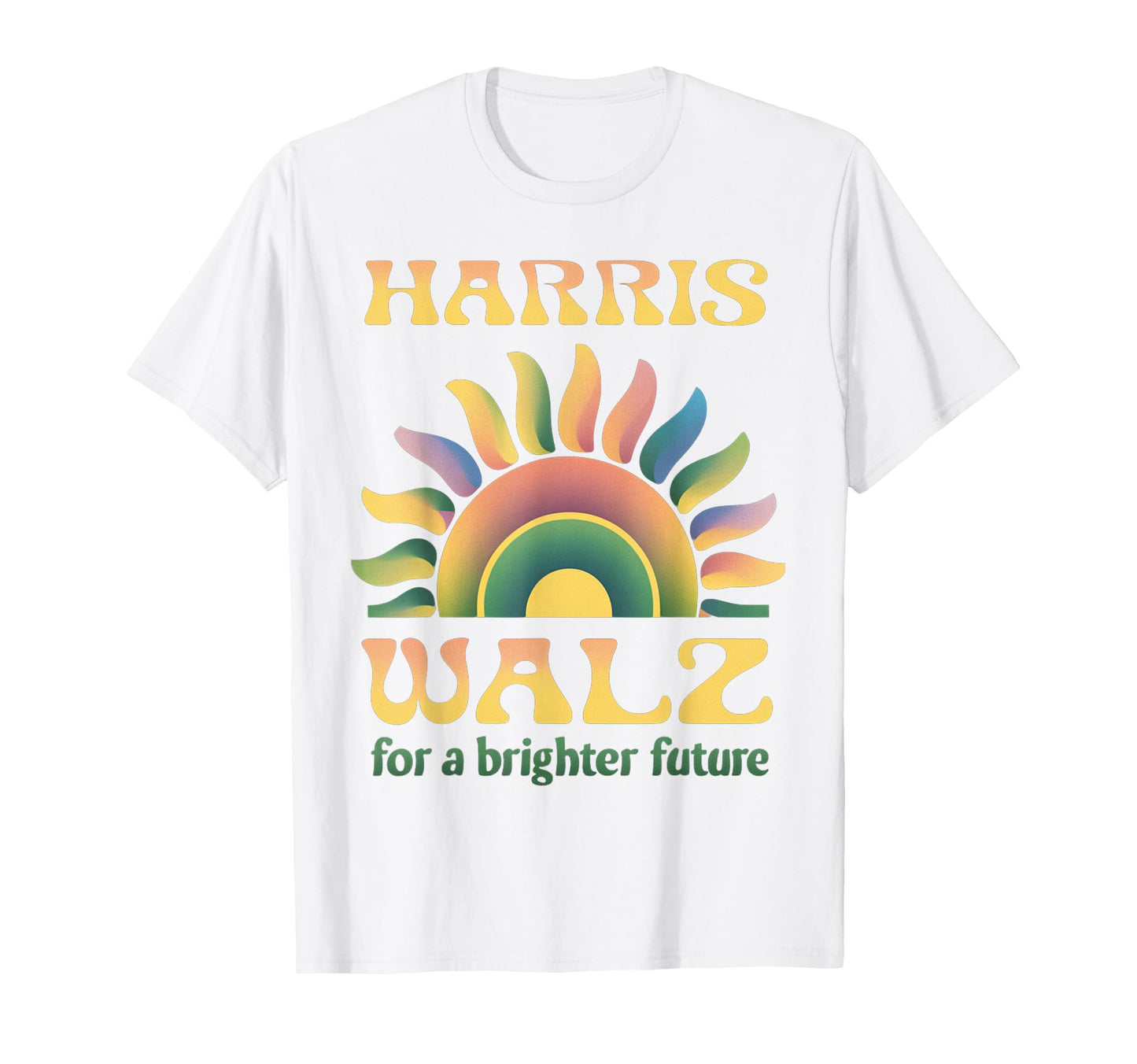 Boho Harris Walz Brighter Tomorrow T-Shirt - Graphic Print Unisex - T-Shirt, Sweatshirt, Hoodie