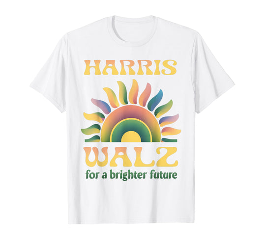 Boho Harris Walz Brighter Tomorrow T-Shirt - Graphic Print Unisex - T-Shirt, Sweatshirt, Hoodie