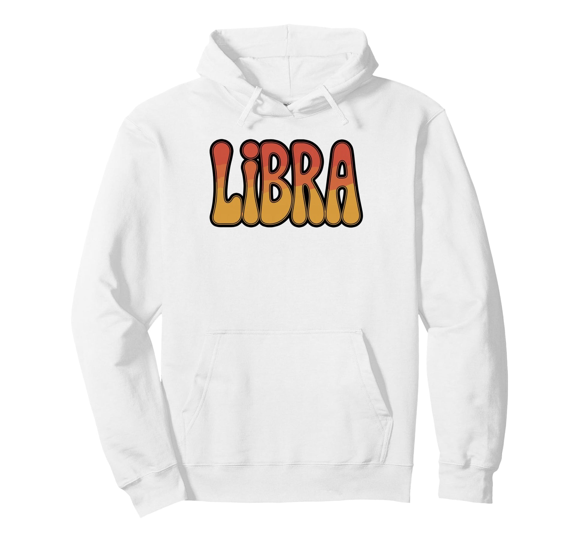 Libra Rainbow Zodiac Hoodie - Custom Art Print Men Women - T-Shirt, Sweatshirt, Hoodie