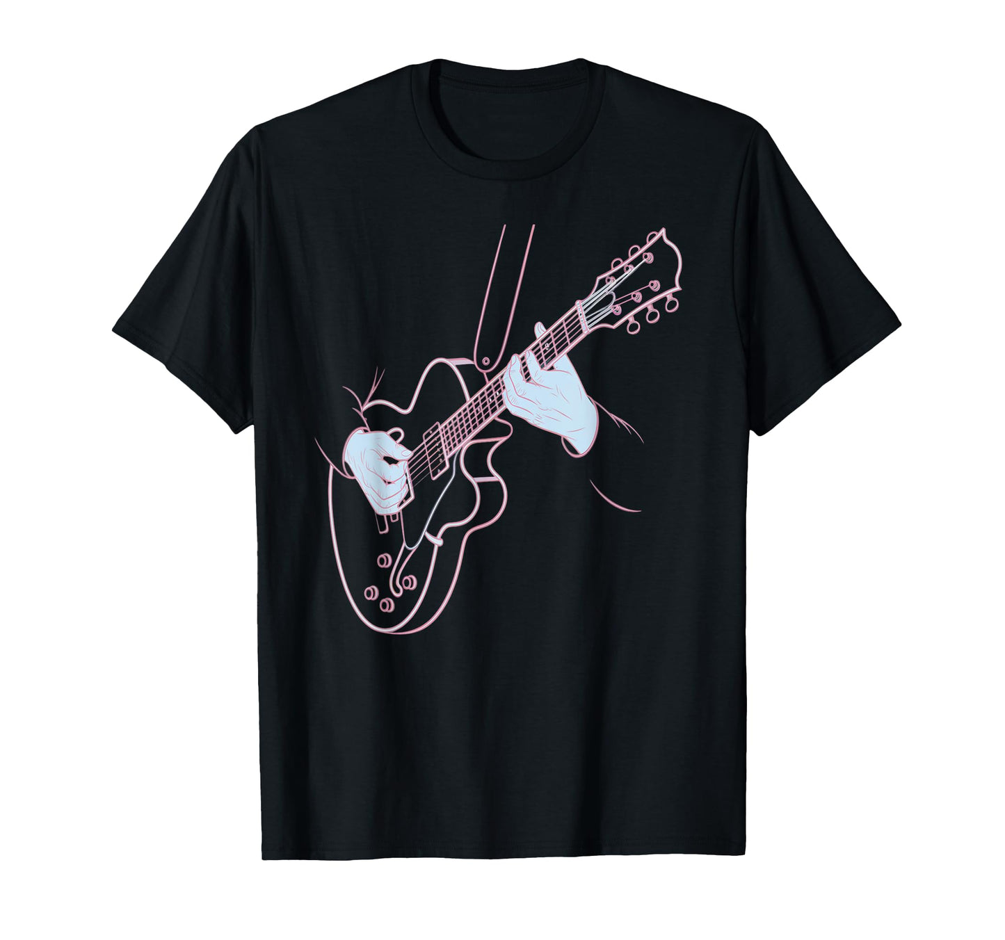 Electric Guitar Player Musician Jazz T-Shirt - Streetwear Style for Adults - T-Shirt, Sweatshirt, Hoodie
