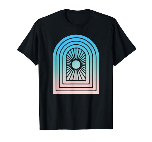 Boho Sunrise Aesthetic T-Shirt - Novelty Apparel Unisex - T-Shirt, Sweatshirt, Hoodie
