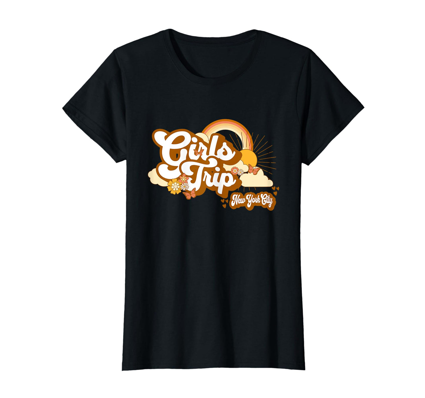 Womens New York City Trip Groovy T-Shirt - Trendy Graphic Men Women - T-Shirt, Sweatshirt, Hoodie